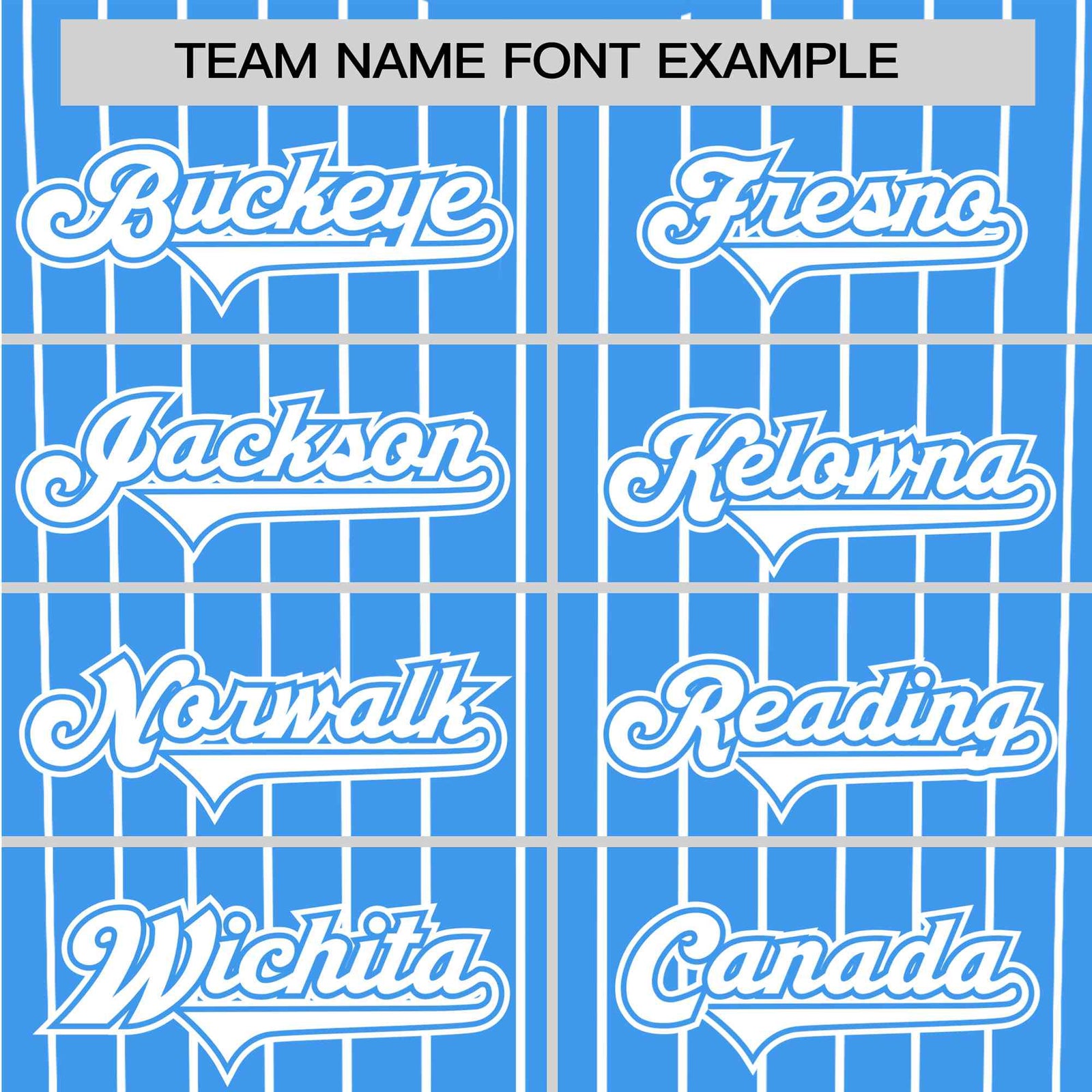 Custom Sky Blue White Pinstripe White Sky-Blue Authentic Baseball Jersey