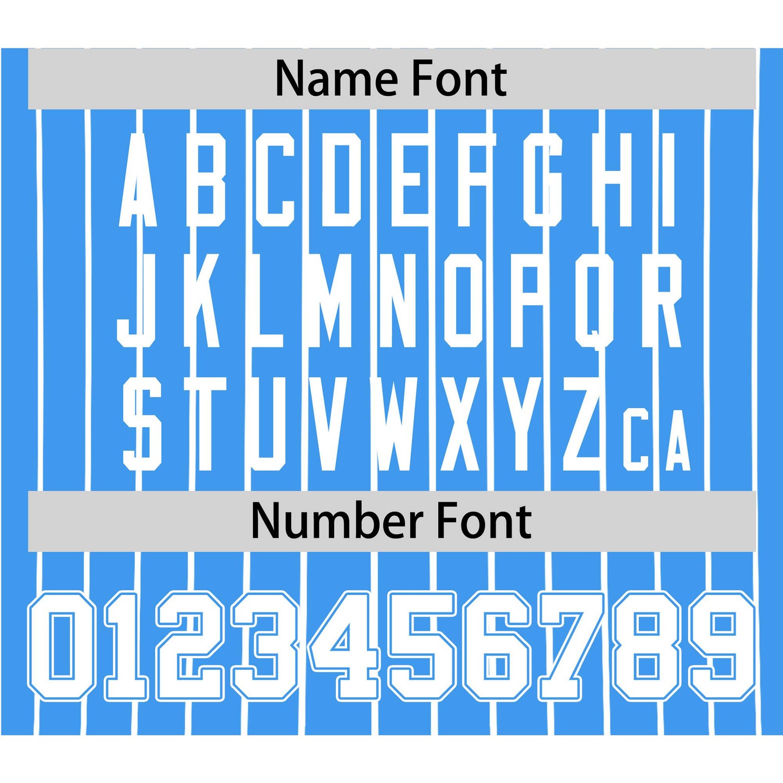 Custom Sky Blue White Pinstripe White Sky-Blue Authentic Baseball Jersey