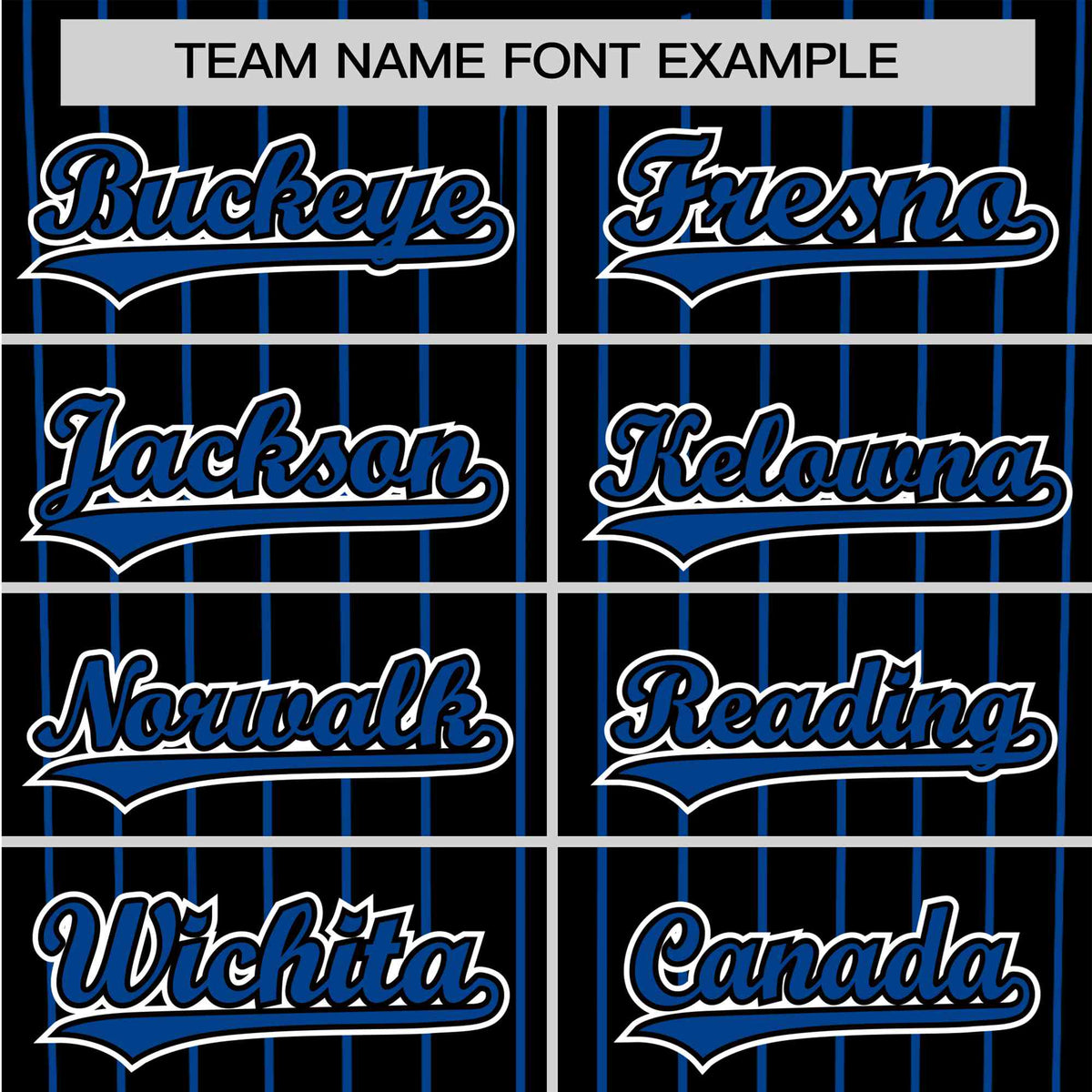 Custom Black Electric-Blue Pinstripe Electric-Blue White Authentic Baseball Jersey