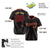 Custom Black Crimson Pinstripe Crimson Old-Gold Authentic Baseball Jersey