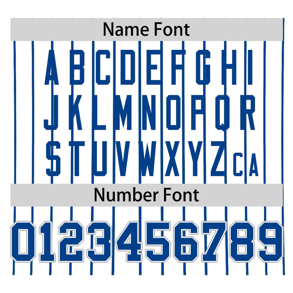 Custom White Blue Pinstripe White-Blue Black Authentic Baseball Jersey