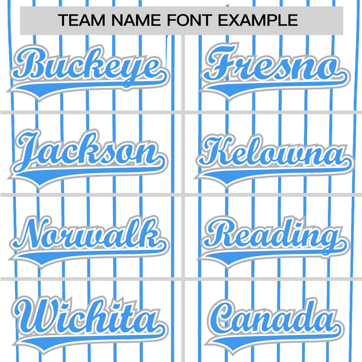 Custom White Blue Pinstripe White-Blue Gray Authentic Baseball Jersey