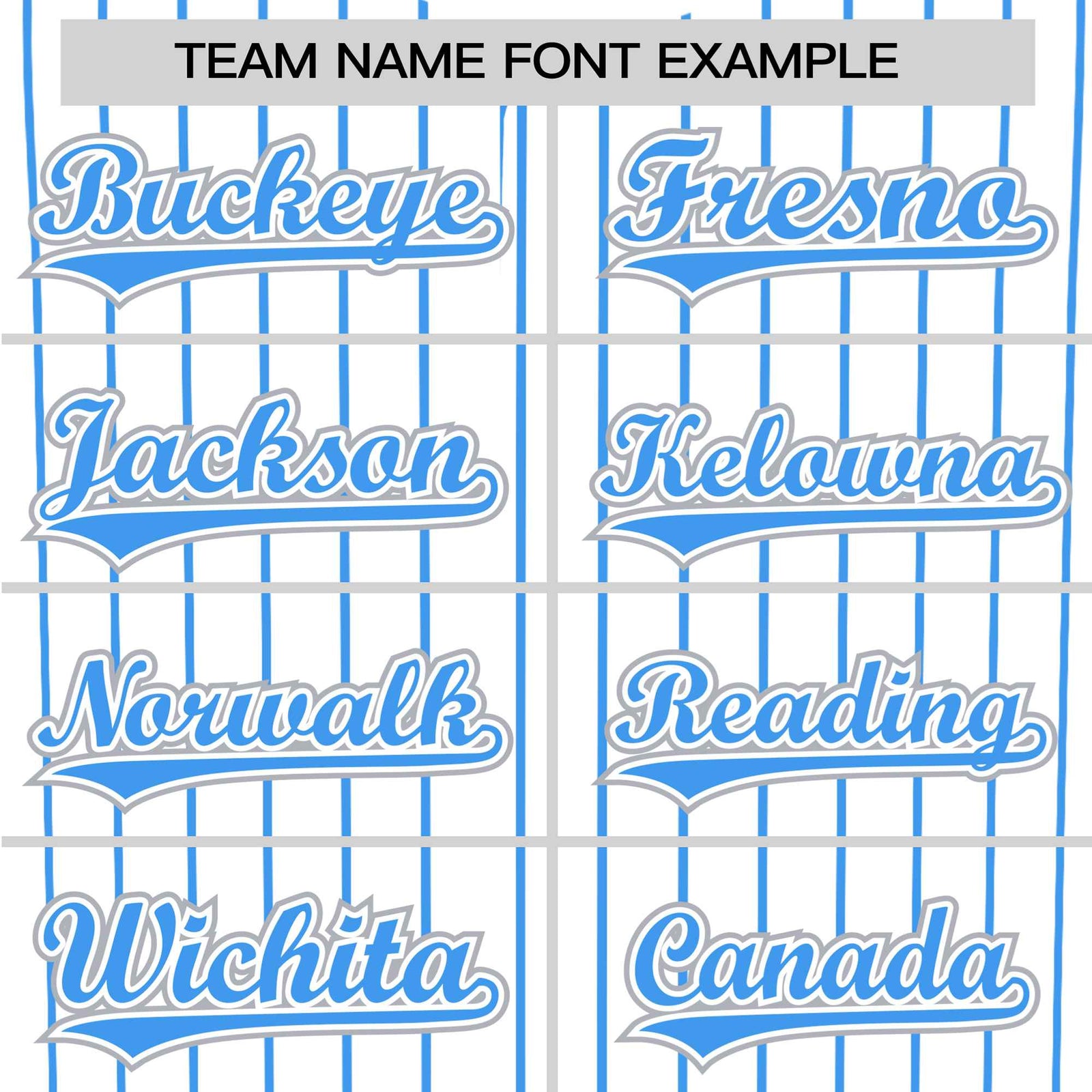 Custom White Blue Pinstripe White-Blue Gray Authentic Baseball Jersey