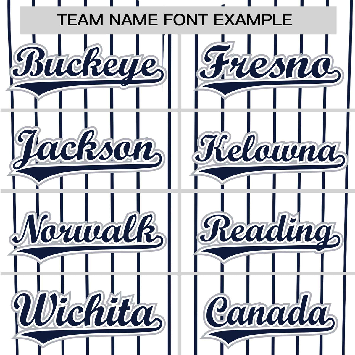 Custom White Navy Pinstripe White-Navy Authentic Baseball Jersey