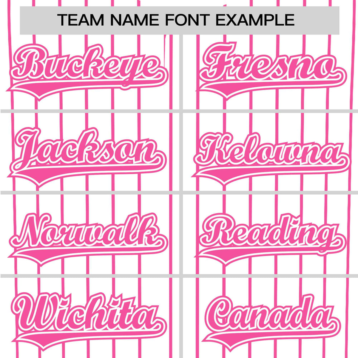 Custom White Pink Pinstripe White-Pink Authentic Baseball Jersey