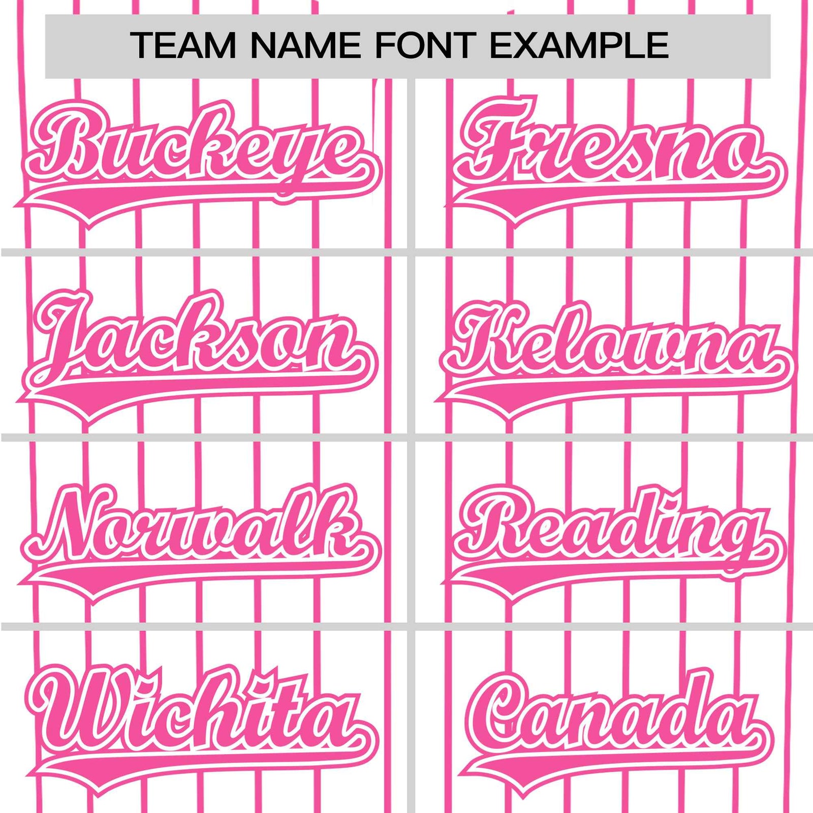 Custom White Pink Pinstripe White-Pink Authentic Baseball Jersey