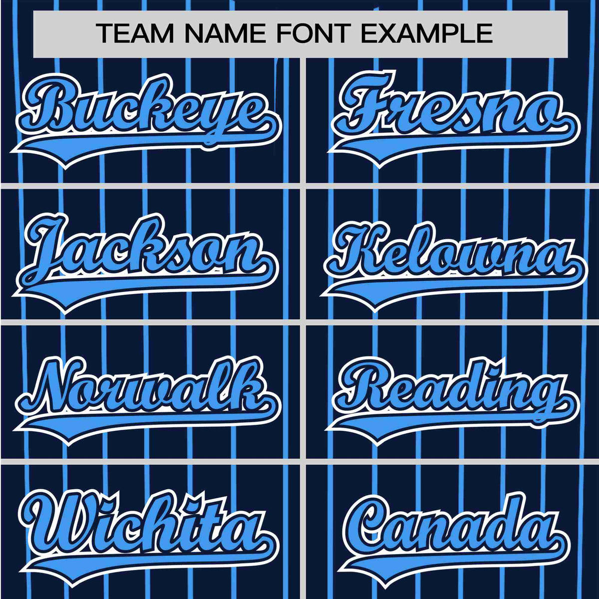 Custom Navy Blue Pinstripe Blue-White Authentic Baseball Jersey
