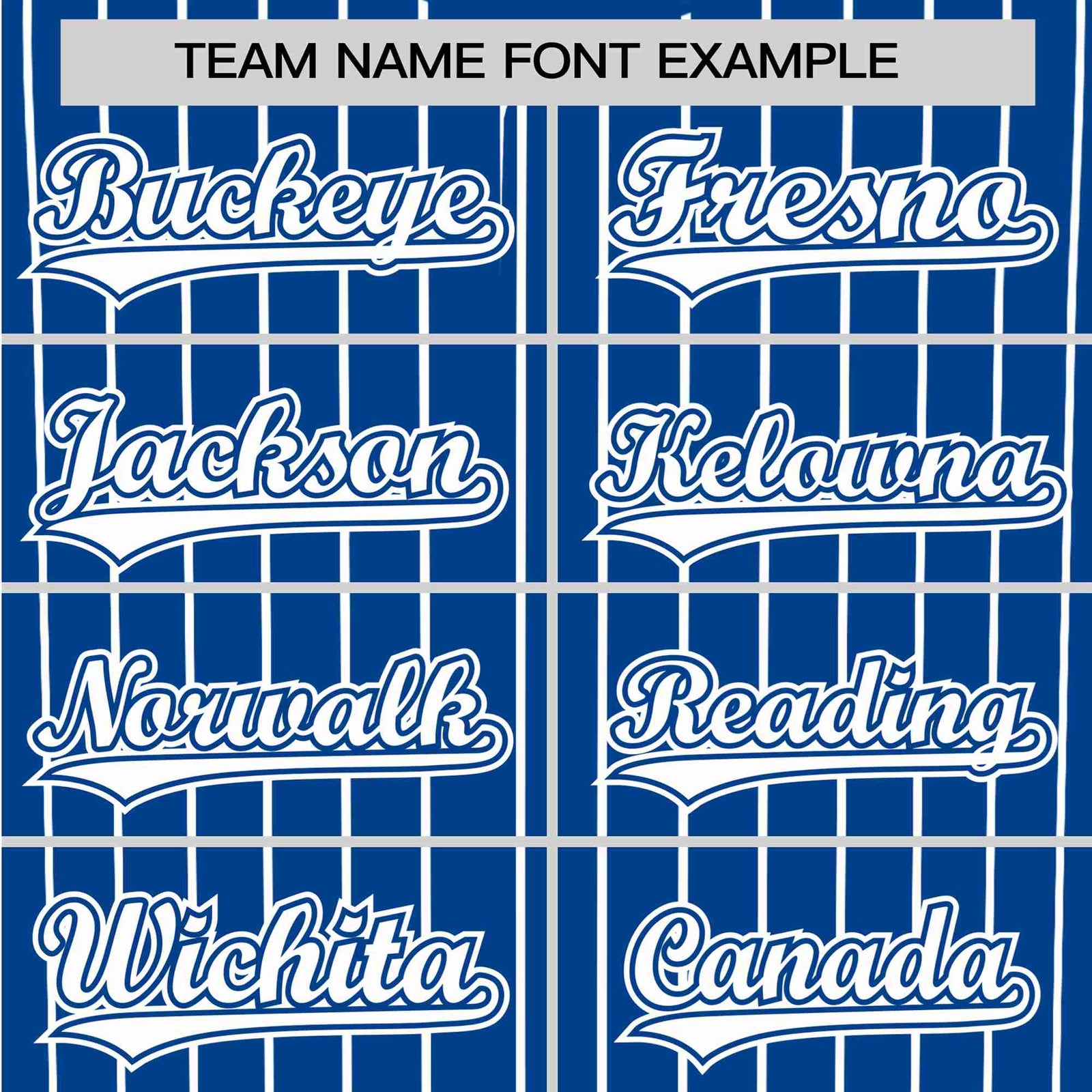 Custom Blue White Pinstripe White-Blue Authentic Baseball Jersey