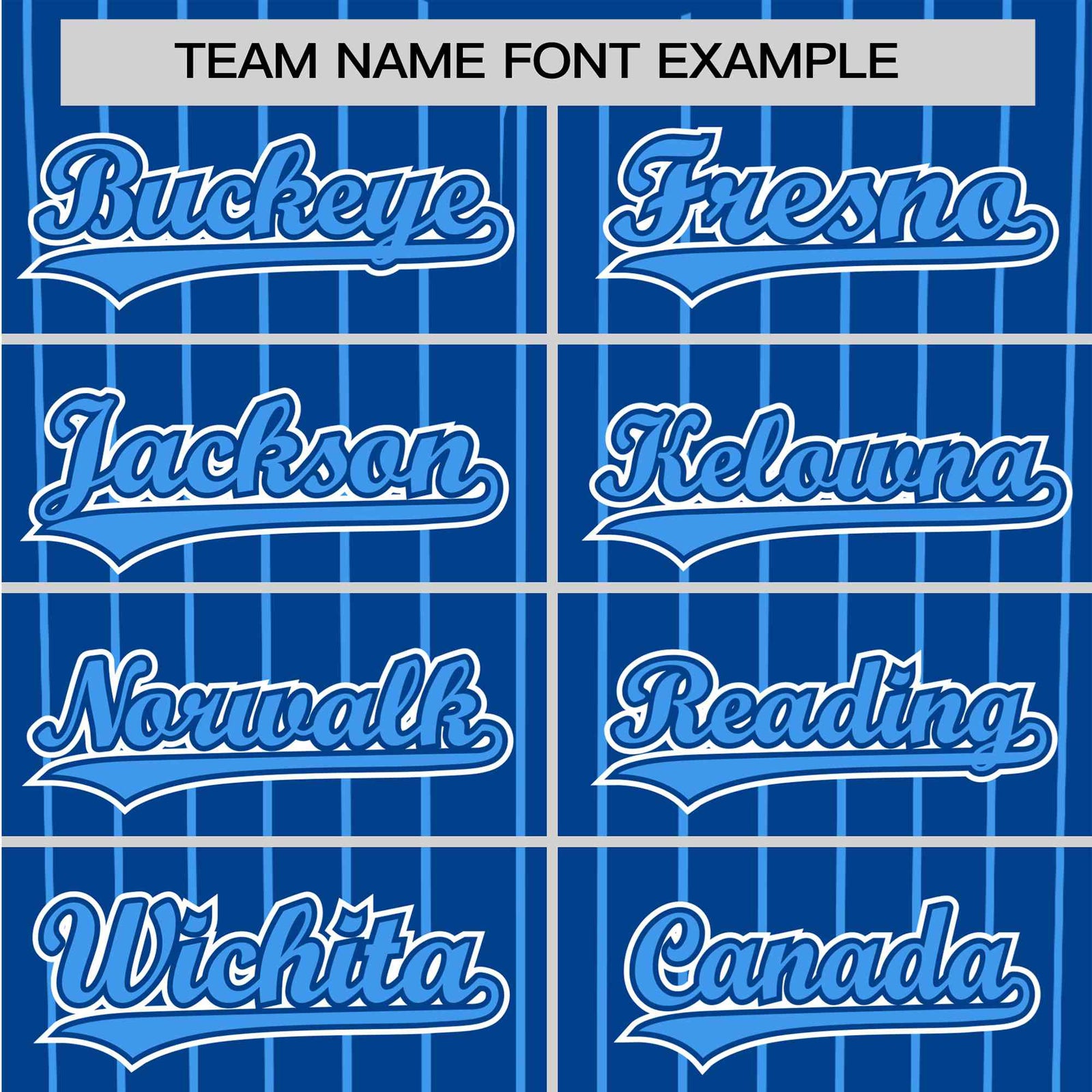 Custom Blue Light-Blue Pinstripe Light-Blue White Authentic Baseball Jersey