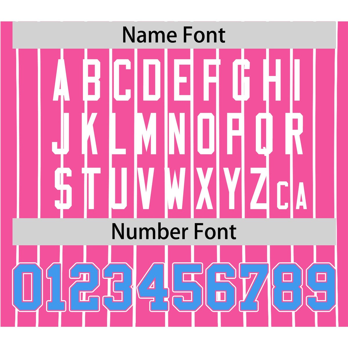 Custom Pink Blue Pinstripe Blue-White Authentic Baseball Jersey