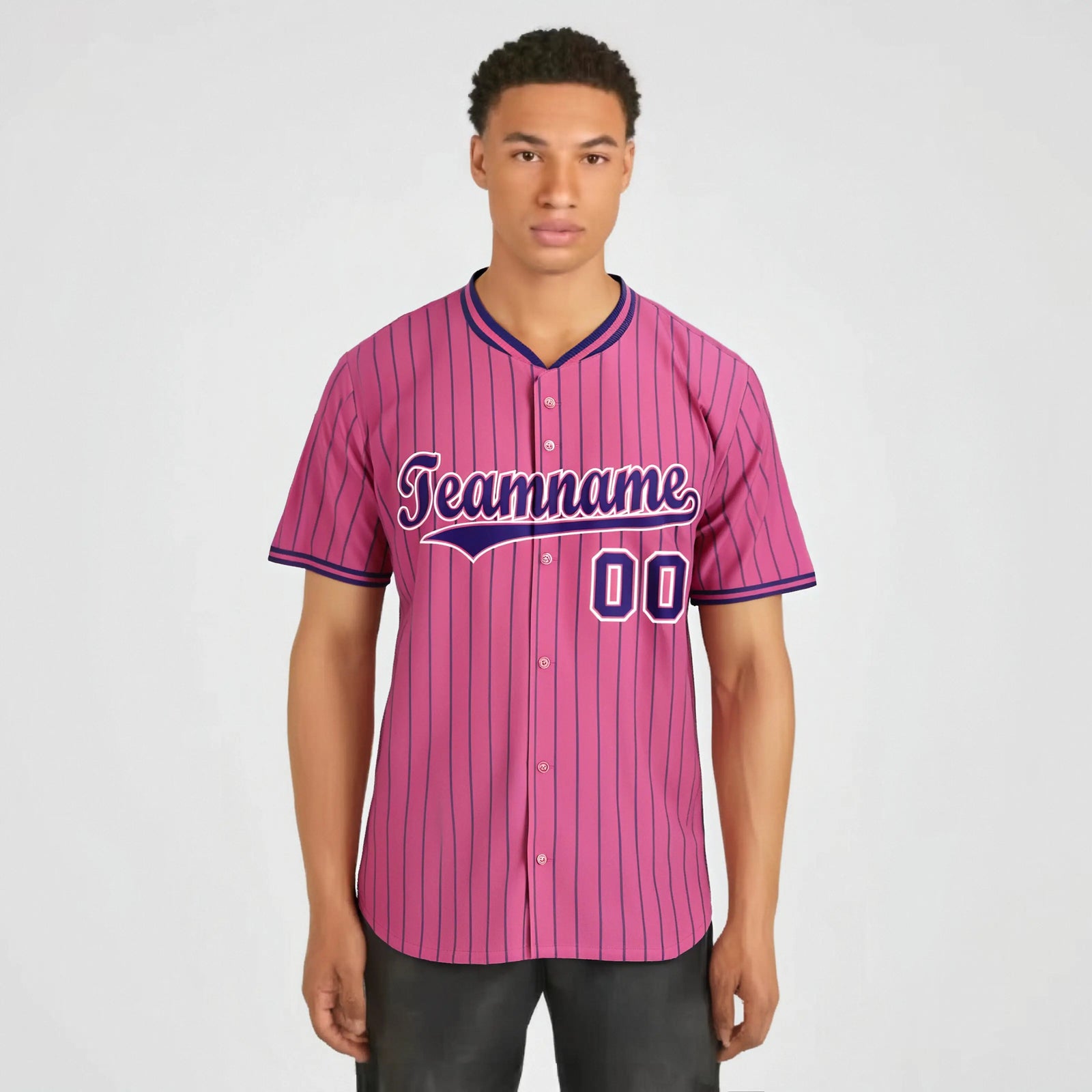 Custom Kelly Green White Pinstripe White Kelly-Green Authentic Baseball Jersey