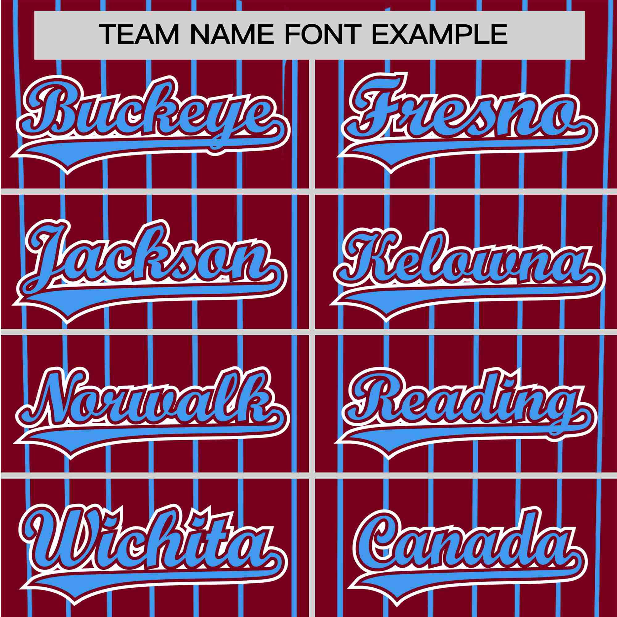 Custom Crimson Blue Pinstripe Blue-White Authentic Baseball Jersey