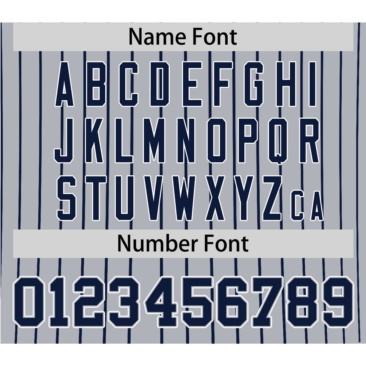 Custom Gray Navy Pinstripe Navy-White Authentic Baseball Jersey