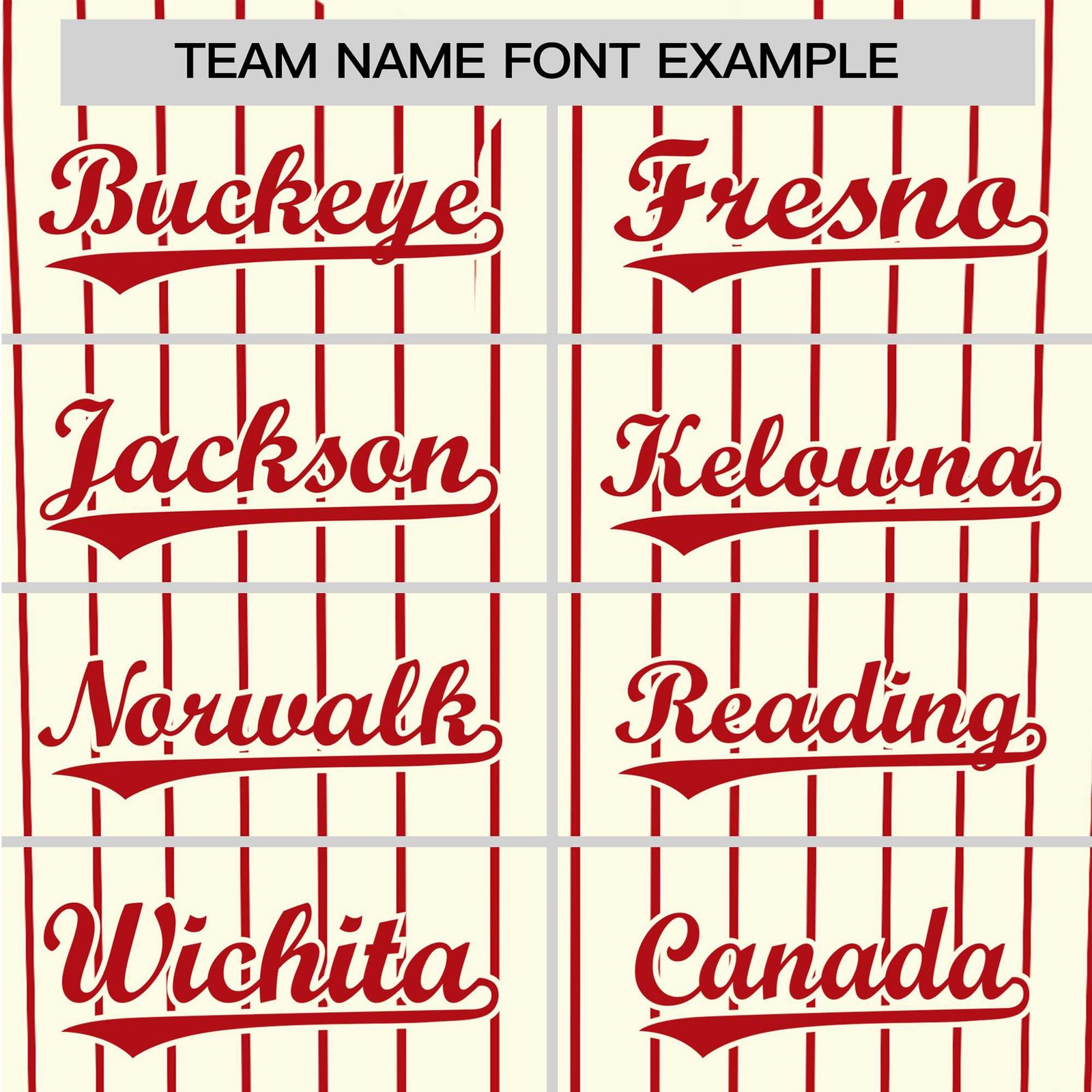 Custom Cream Red Pinstripe Red-White Authentic Baseball Jersey