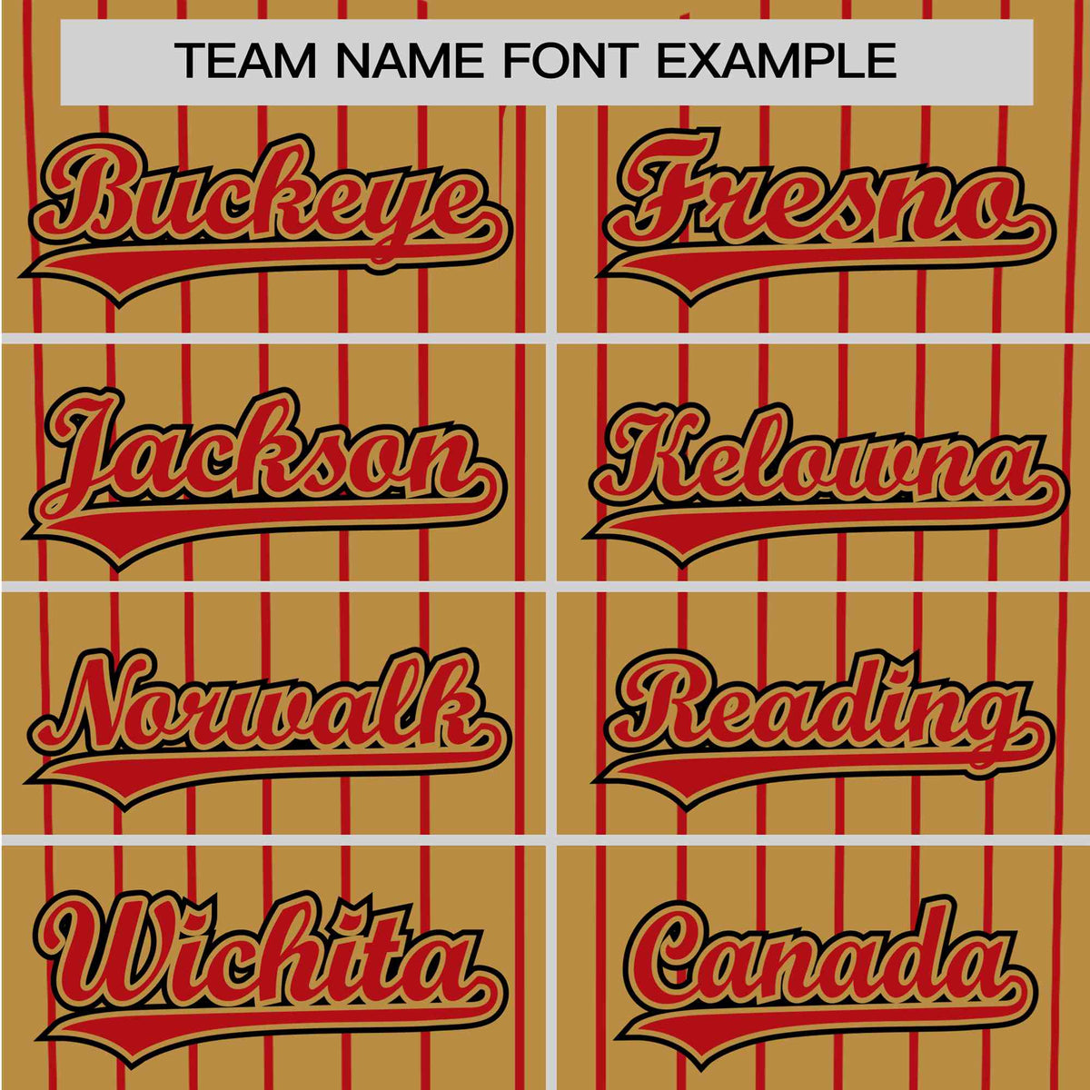 Custom Brwon Red Pinstripe Red-Black Authentic Baseball Jersey