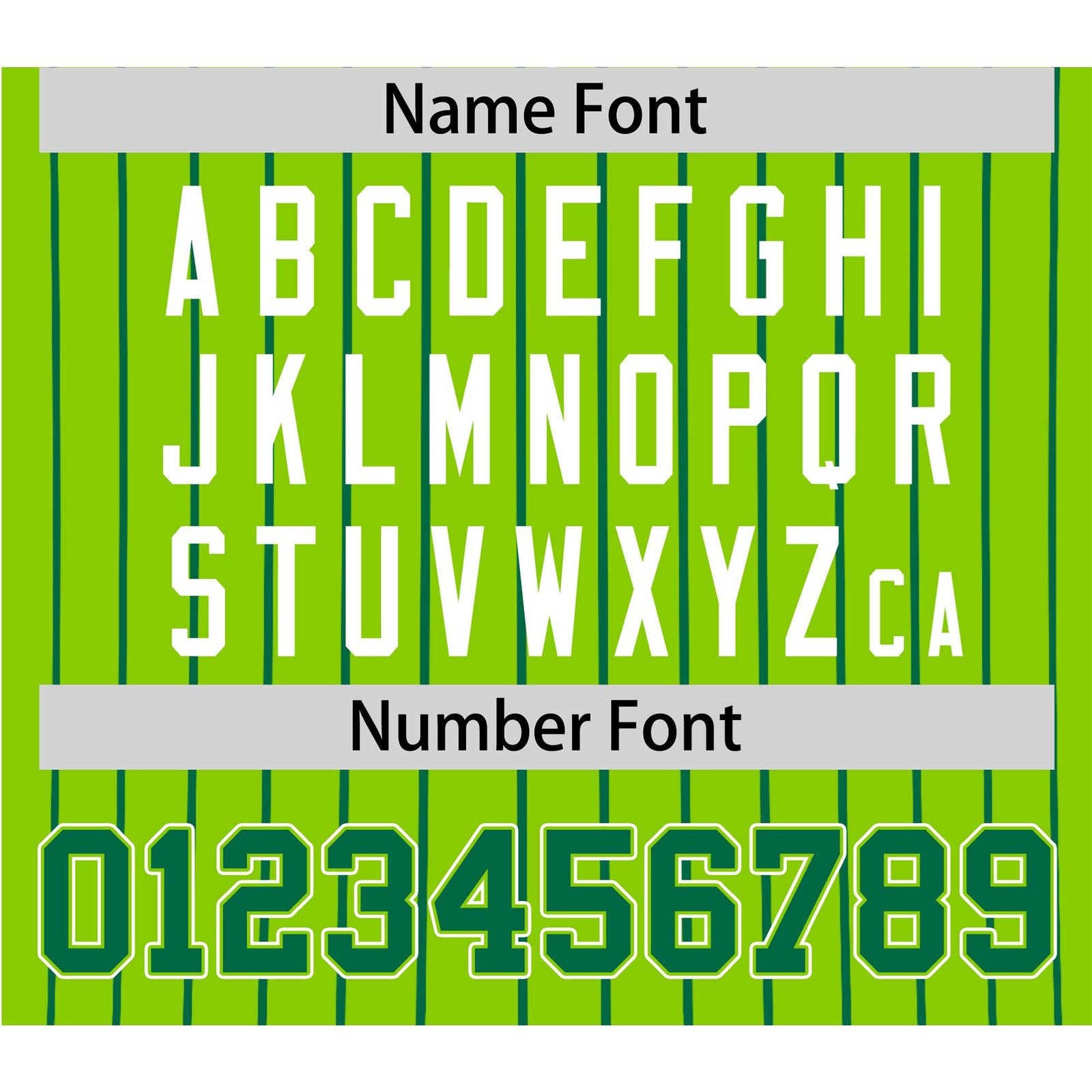 Custom Neon Green Kelly-Green Pinstripe Kelly-Green White Authentic Baseball Jersey