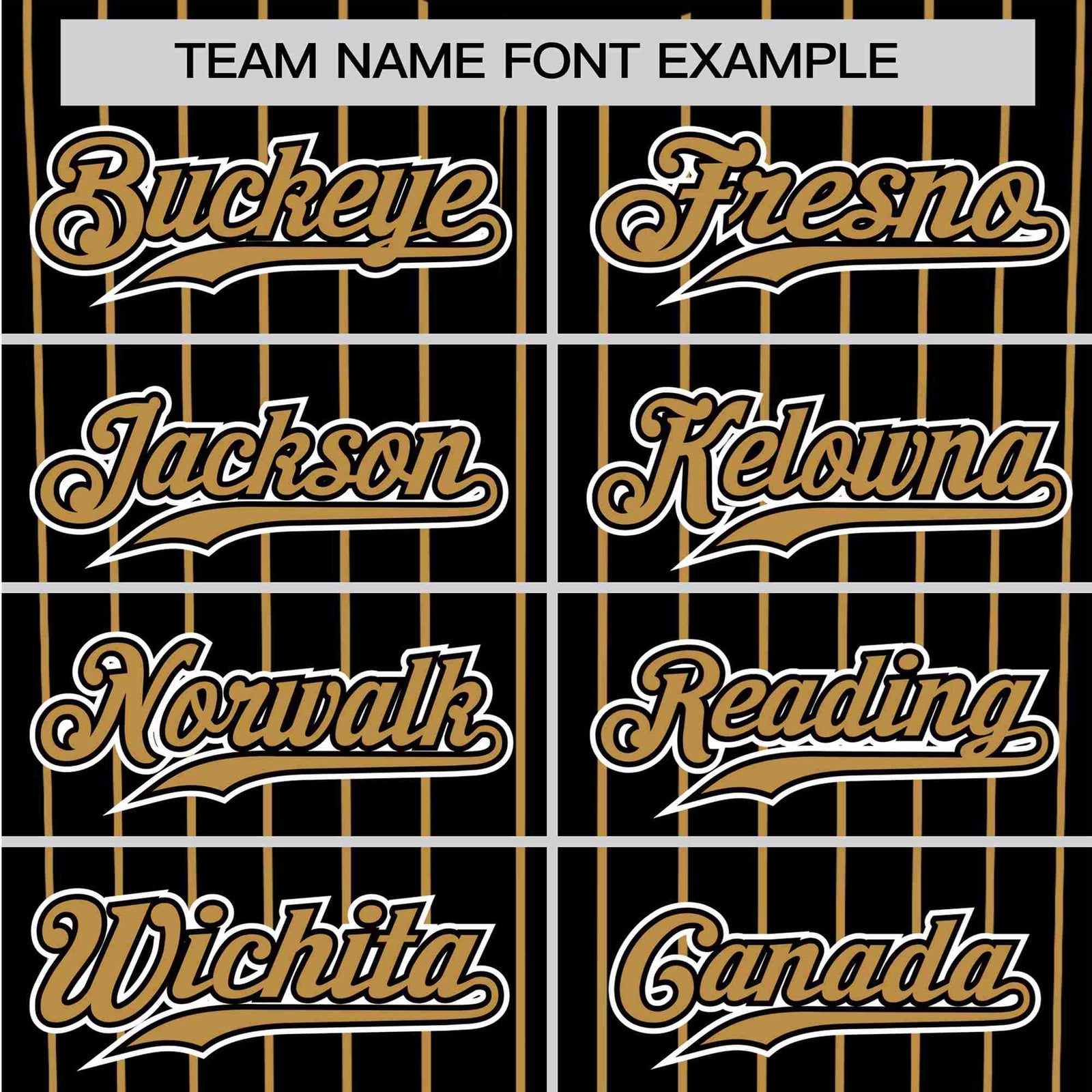 Custom Black Old-Gold Pinstripe Old-Gold White Authentic Baseball Jersey