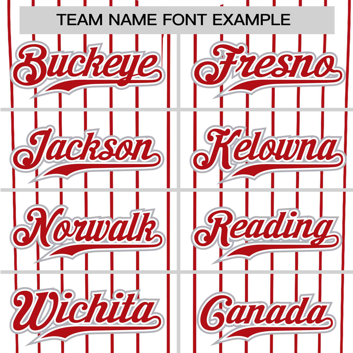 Custom White Red Pinstripe White-Red Authentic Baseball Jersey