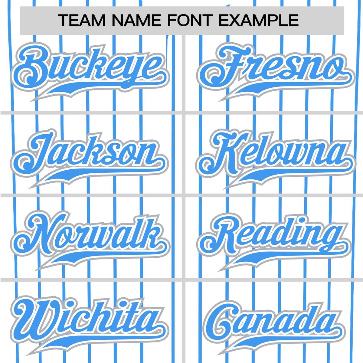 Custom White Blue Pinstripe White-Blue Gray Authentic Baseball Jersey