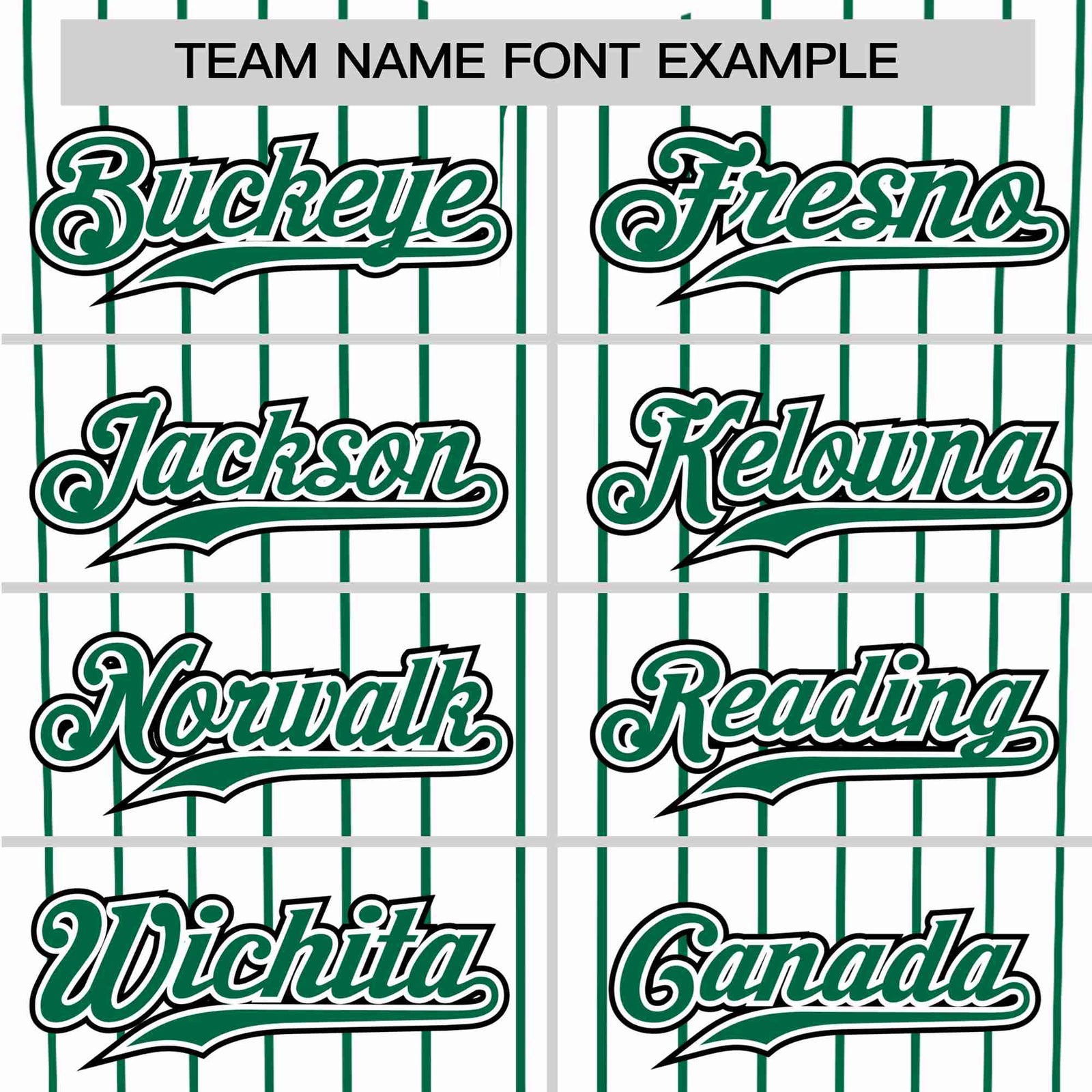 Custom White Kelly-Green Pinstripe White Kelly-Green Black Authentic Baseball Jersey