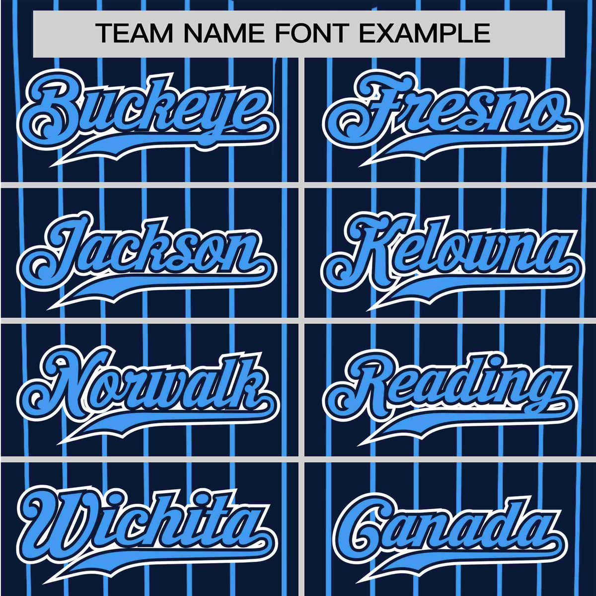 Custom Navy Blue Pinstripe Blue-White Authentic Baseball Jersey