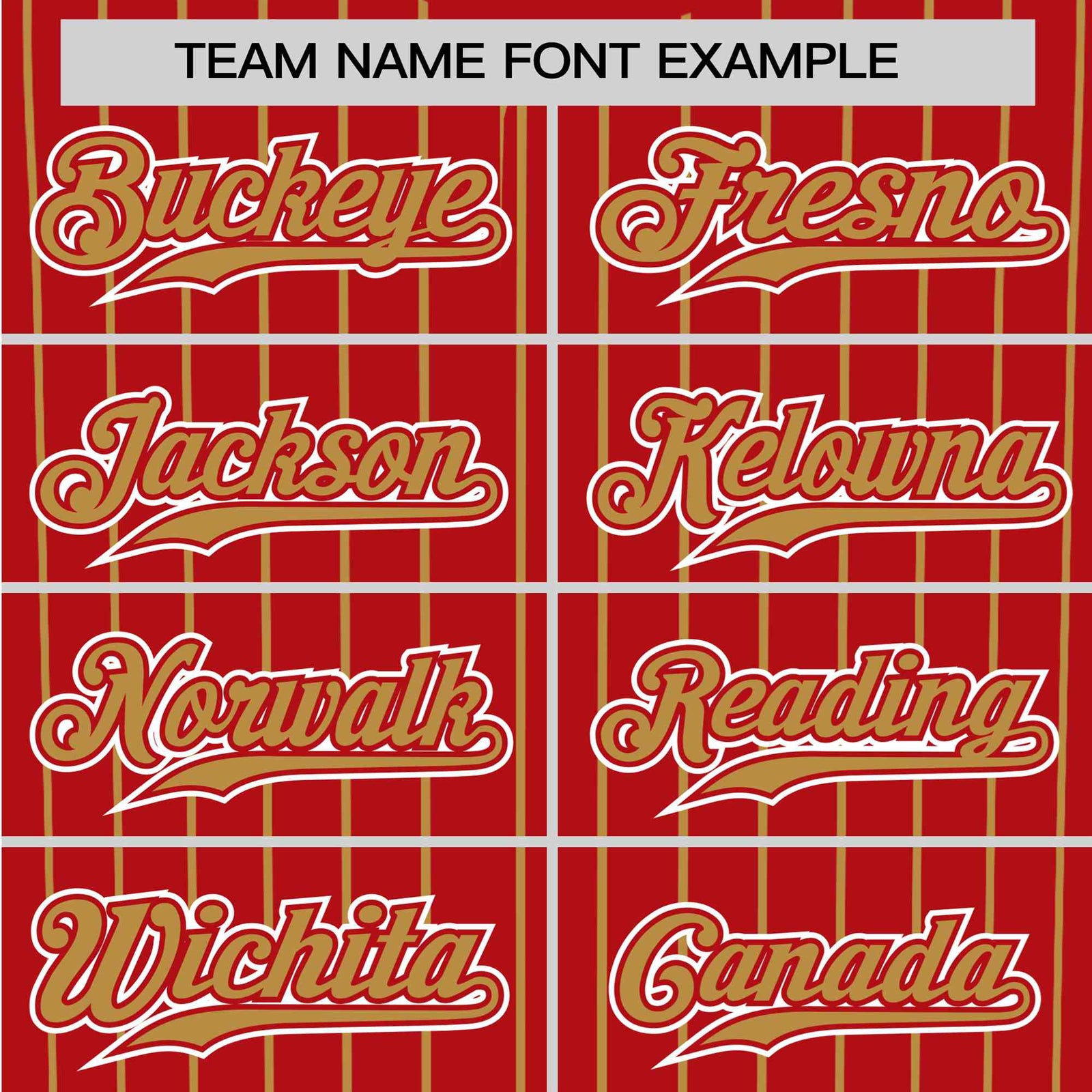 Custom Red Brown Pinstripe Brown-White Authentic Baseball Jersey