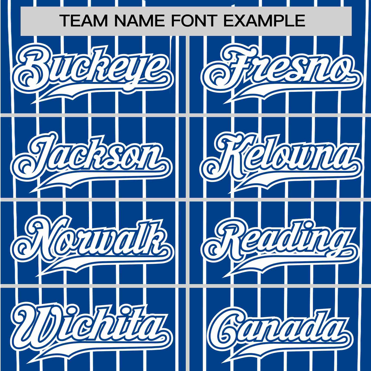 Custom Blue White Pinstripe White-Blue Authentic Baseball Jersey