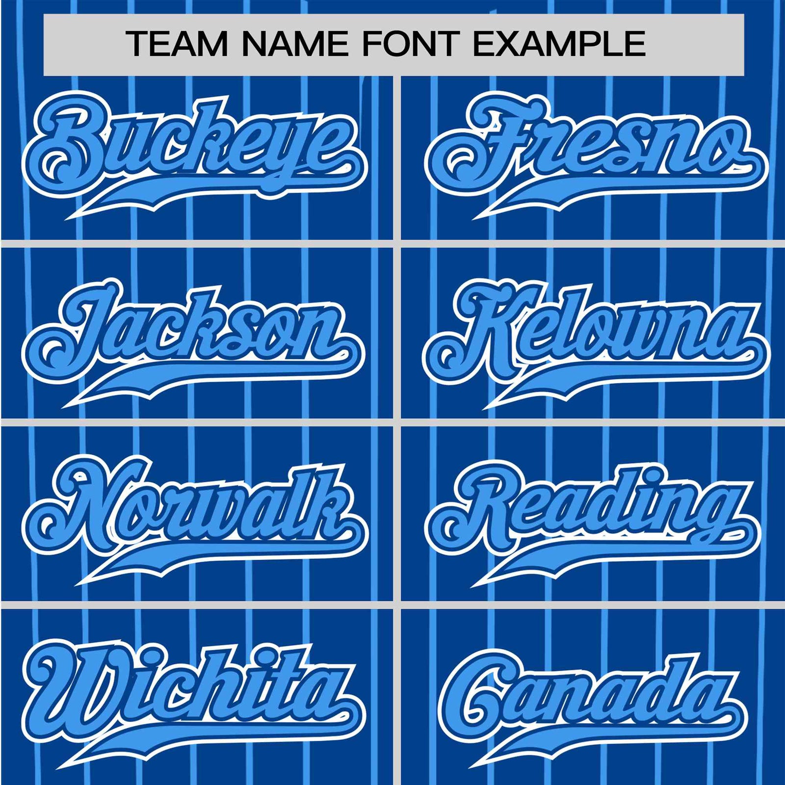 Custom Blue Light-Blue Pinstripe Light-Blue White Authentic Baseball Jersey