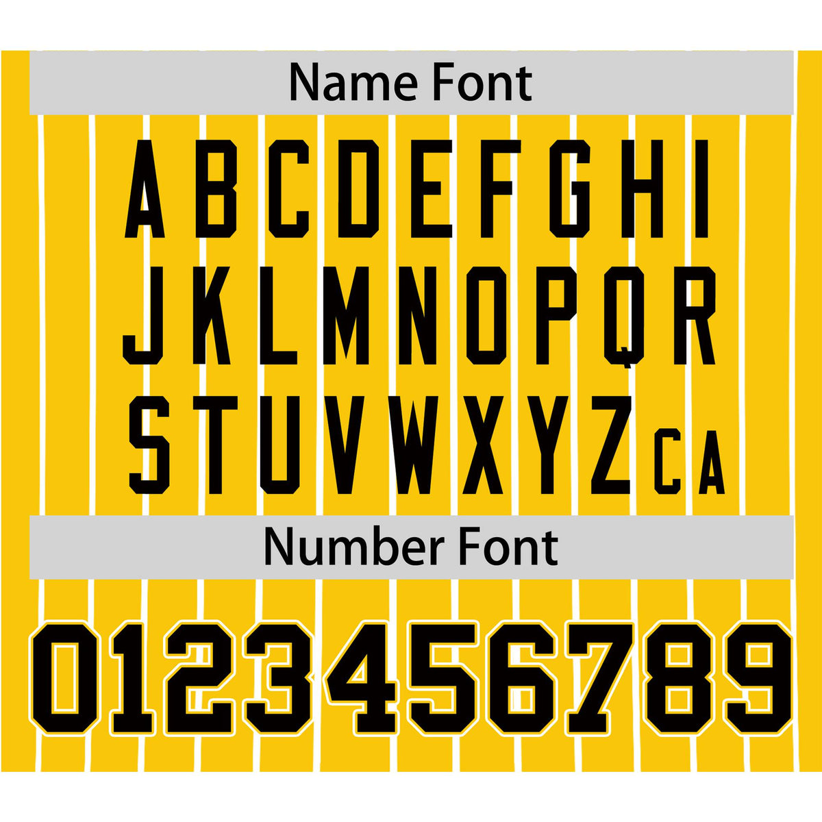 Custom Yellow White Pinstripe Black-White Authentic Baseball Jersey