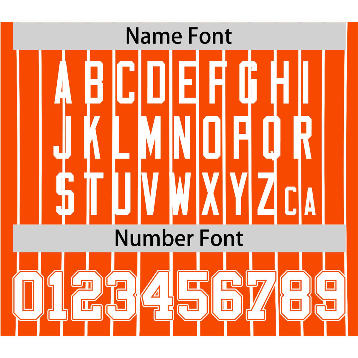 Custom Orange White Pinstripe White-Orange Authentic Baseball Jersey