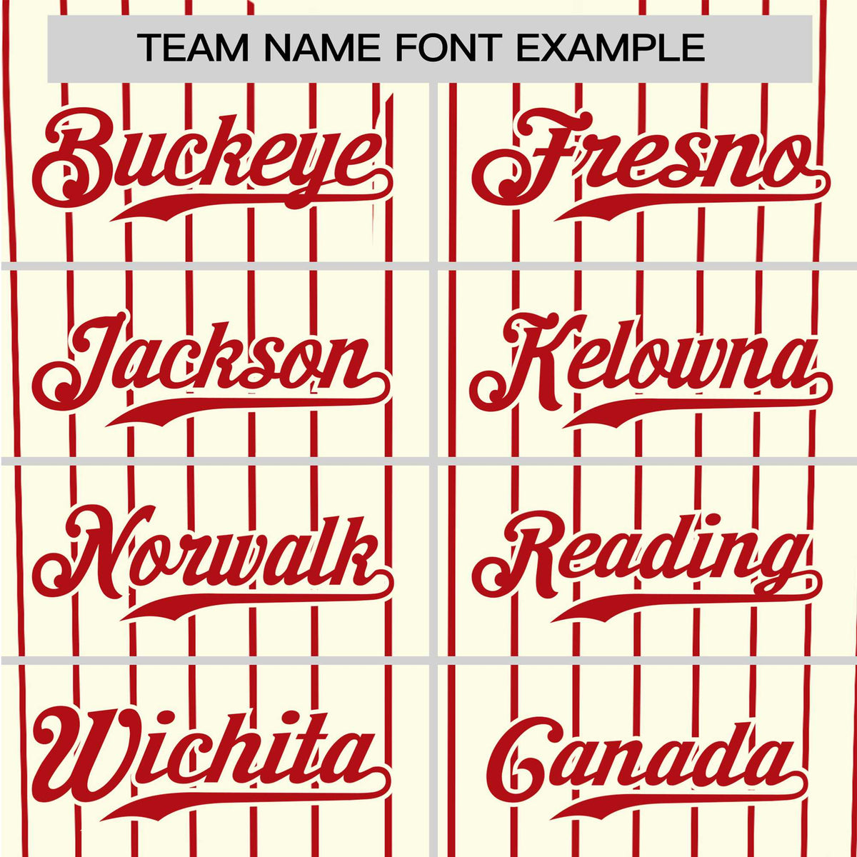 Custom Cream Red Pinstripe Red-White Authentic Baseball Jersey