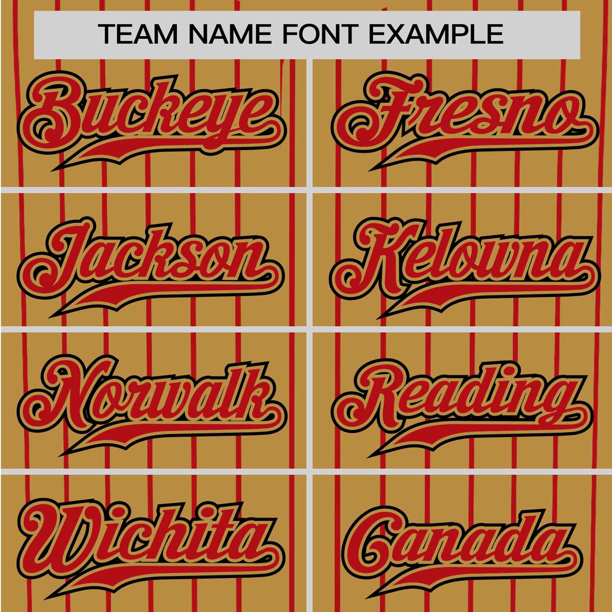 Custom Brwon Red Pinstripe Red-Black Authentic Baseball Jersey