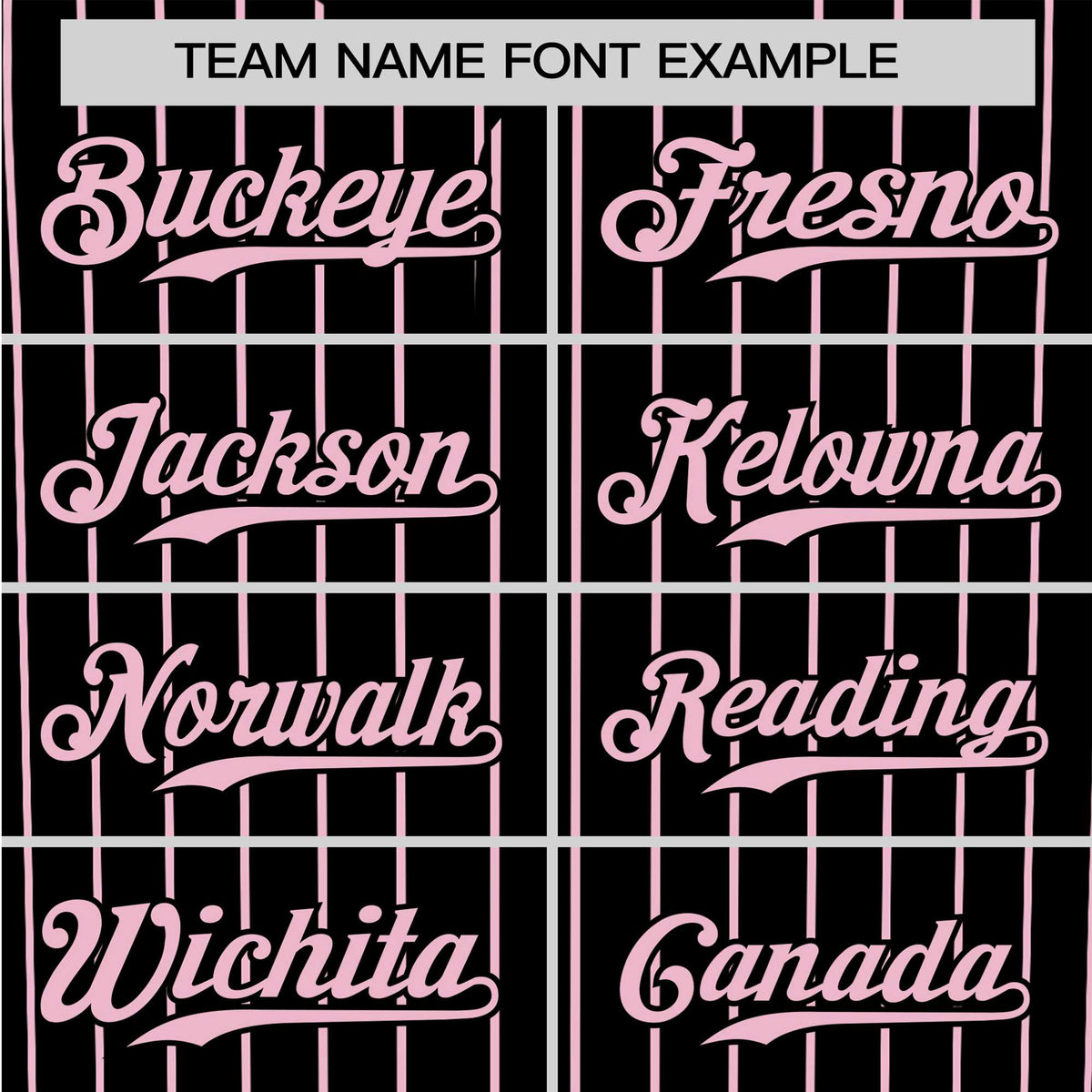 Custom Black Pink Pinstripe Pink-White Authentic Baseball Jersey