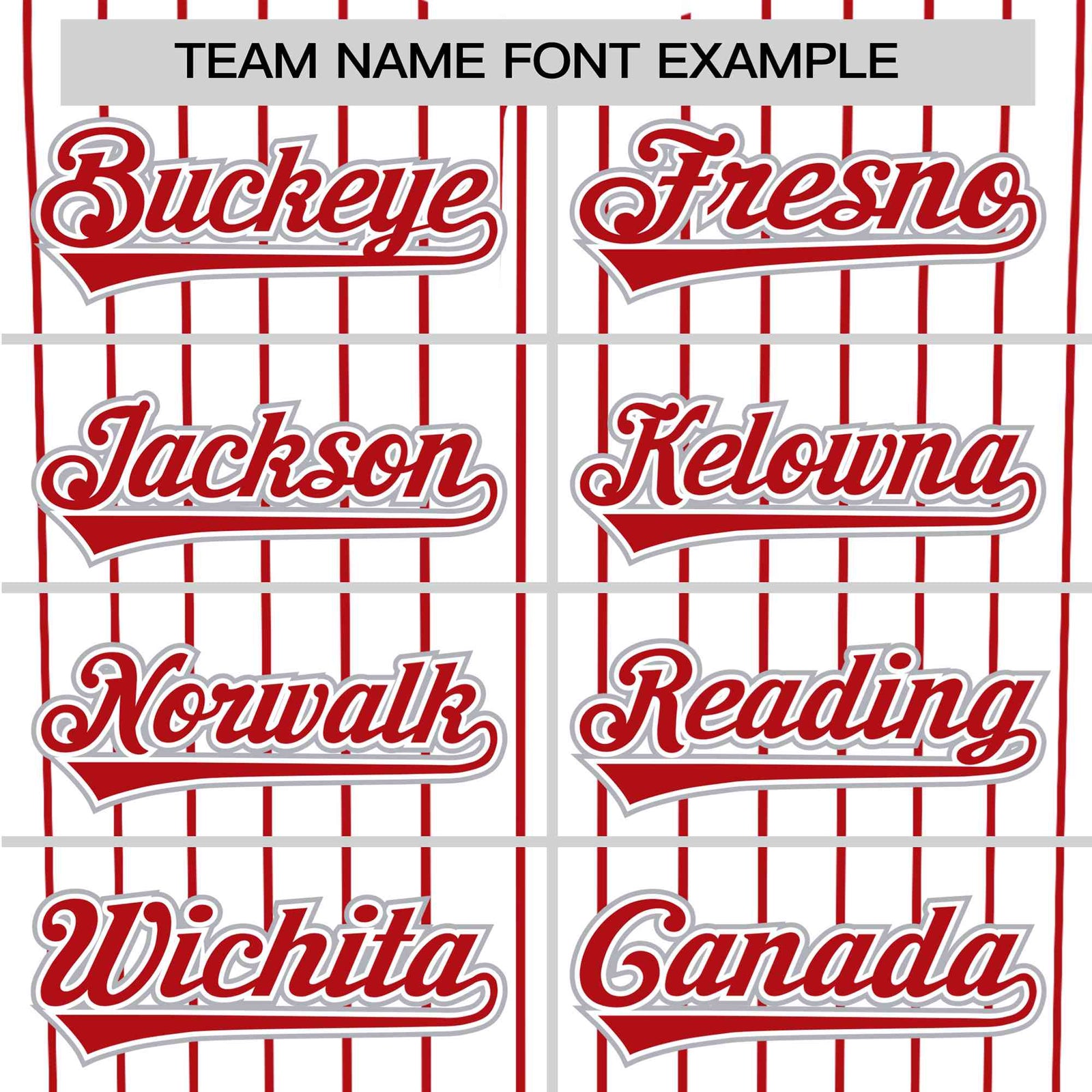 Custom White Red Pinstripe White-Red Authentic Baseball Jersey