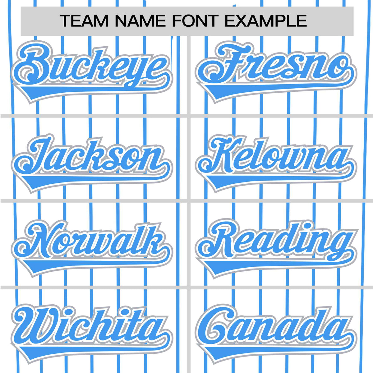 Custom White Blue Pinstripe White-Blue Gray Authentic Baseball Jersey