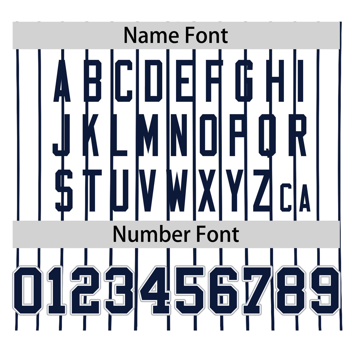 Custom White Navy Pinstripe White-Navy Authentic Baseball Jersey