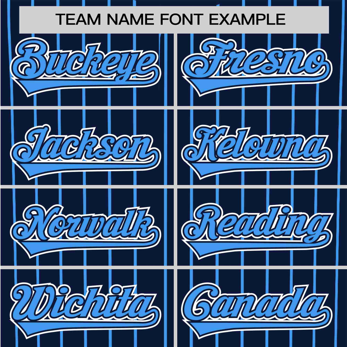 Custom Navy Blue Pinstripe Blue-White Authentic Baseball Jersey