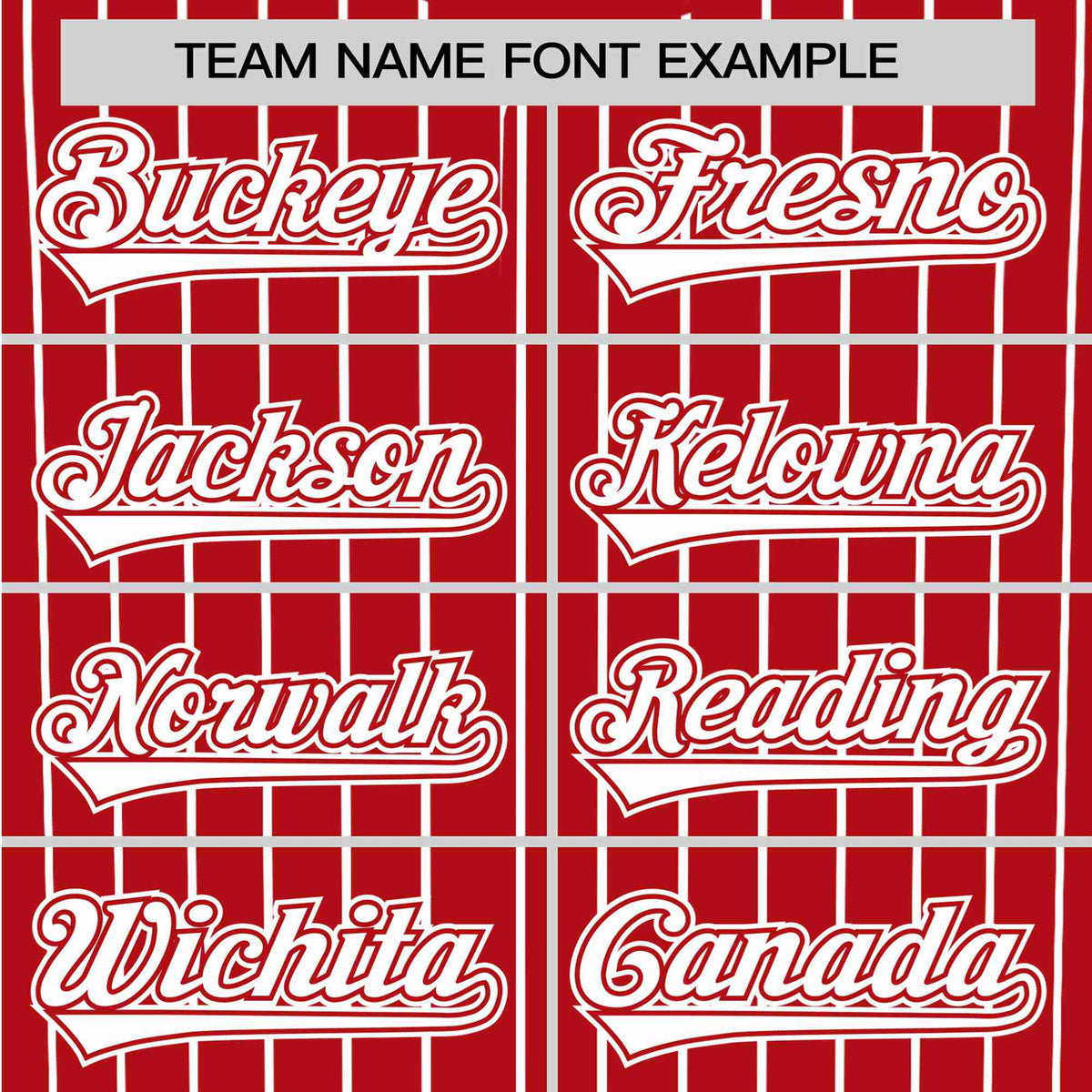 Custom Red White Pinstripe White-Red Authentic Baseball Jersey