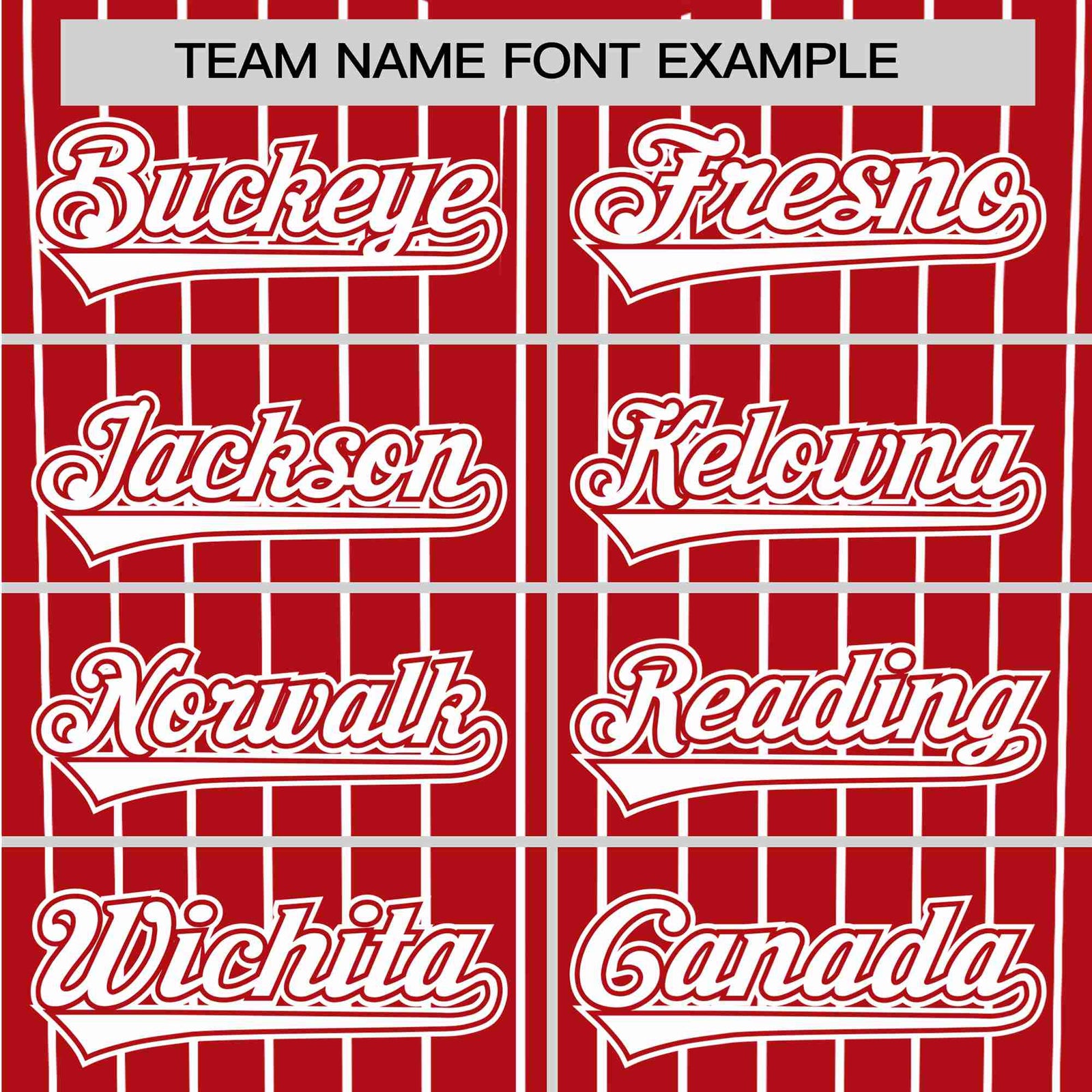 Custom Red White Pinstripe White-Red Authentic Baseball Jersey