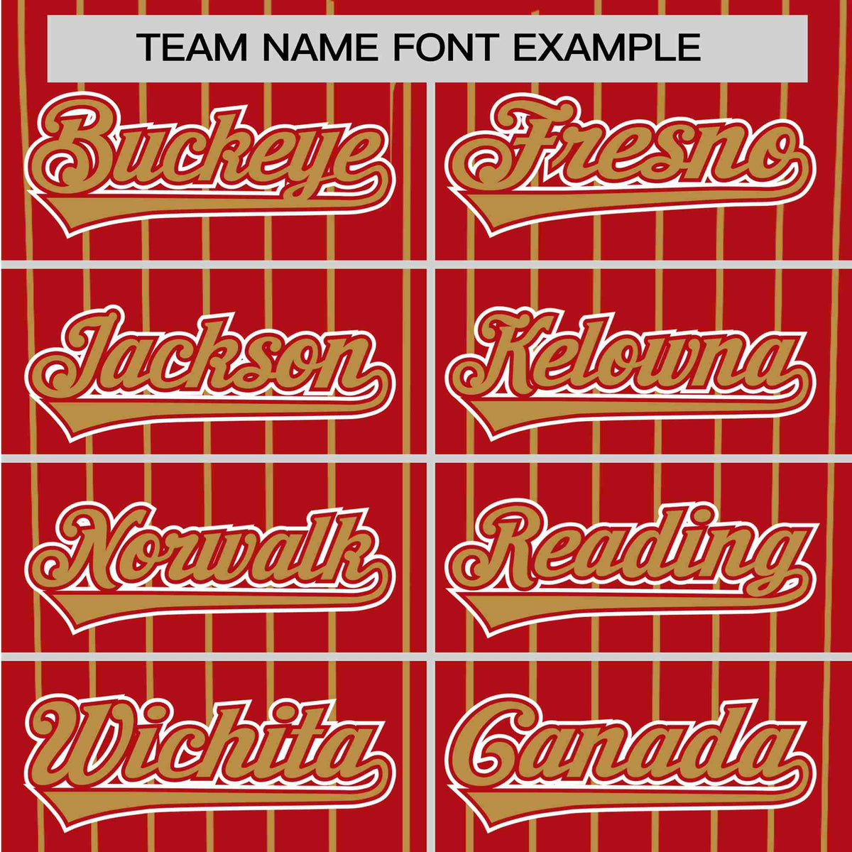 Custom Red Brown Pinstripe Brown-White Authentic Baseball Jersey