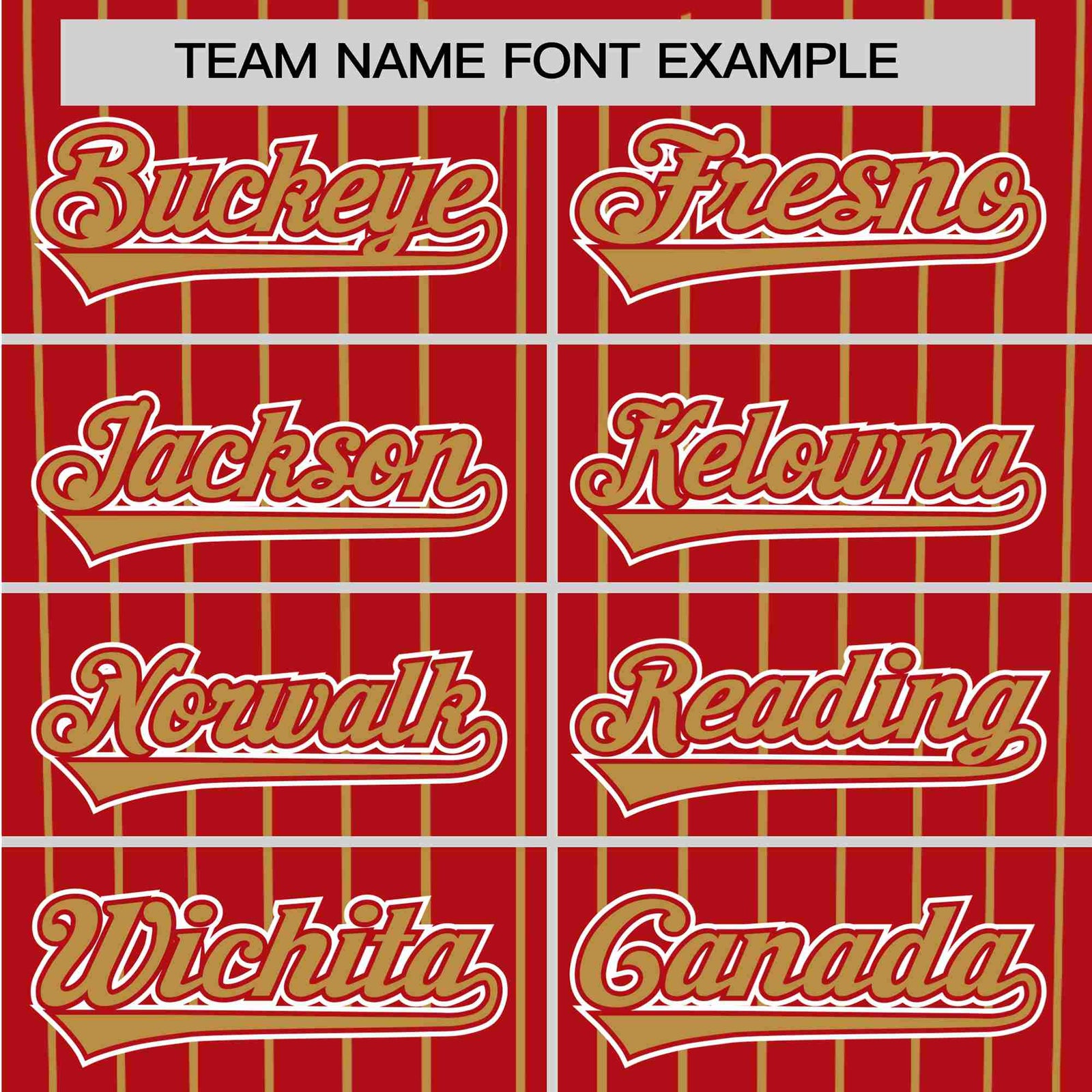 Custom Red Brown Pinstripe Brown-White Authentic Baseball Jersey