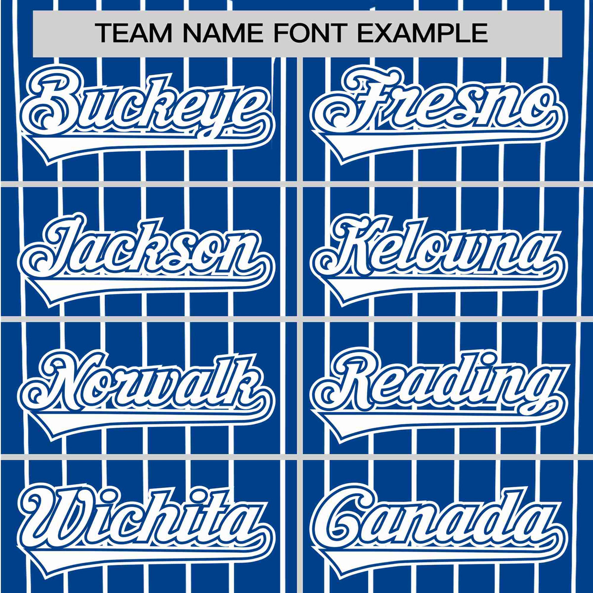 Custom Blue White Pinstripe White-Blue Authentic Baseball Jersey