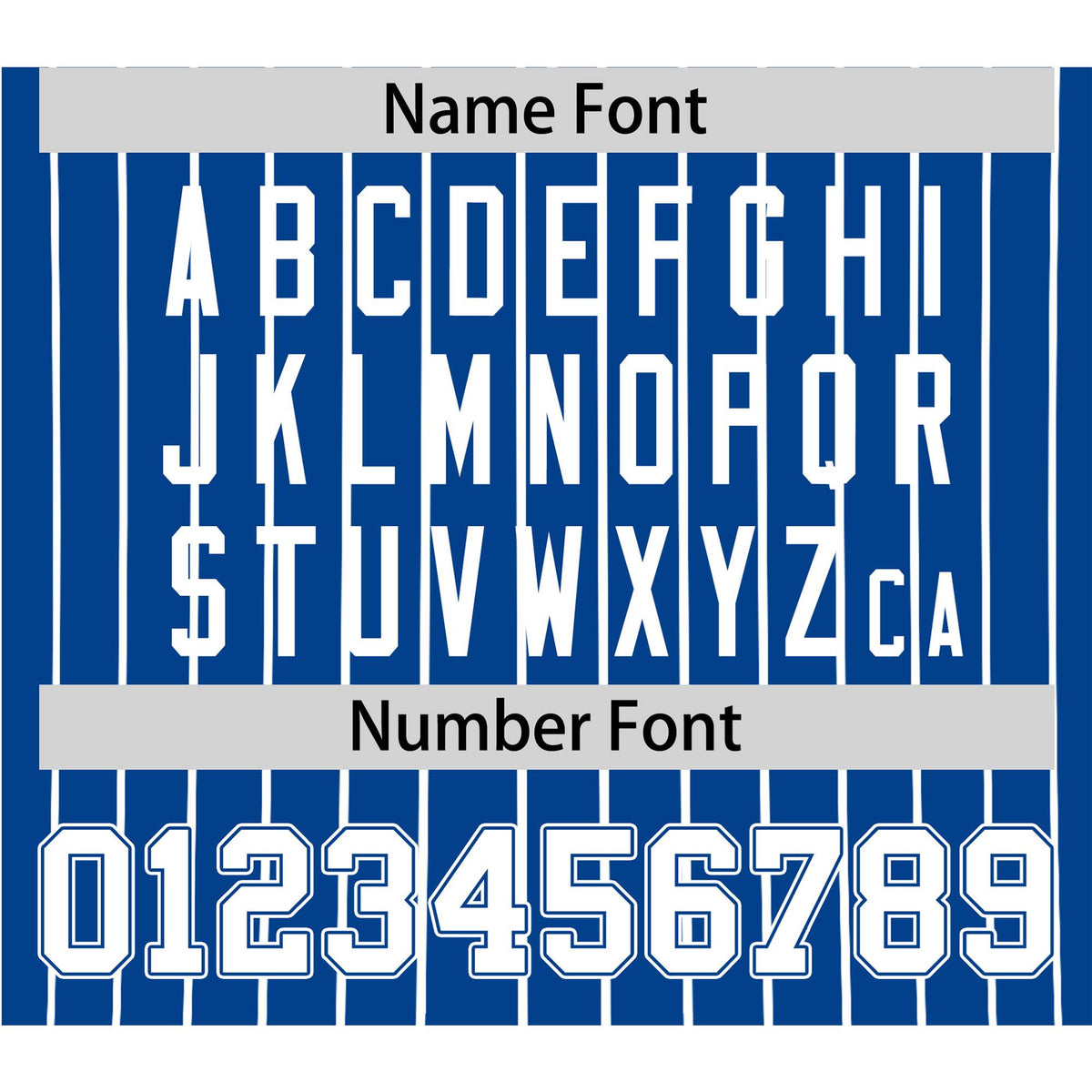 Custom Blue White Pinstripe White-Blue Authentic Baseball Jersey