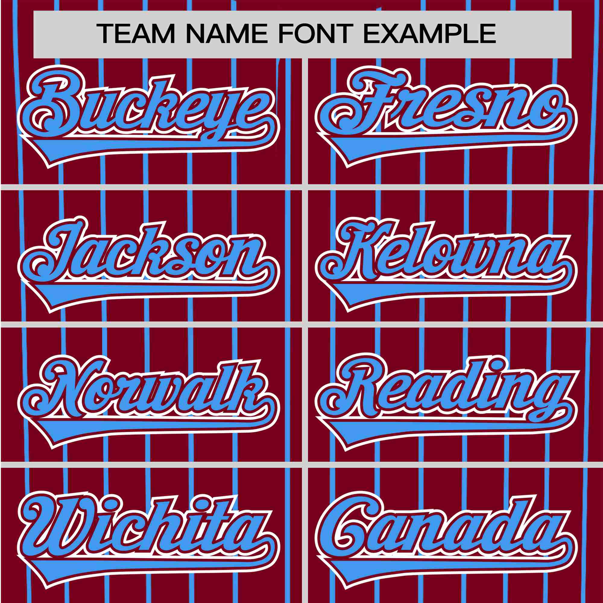 Custom Crimson Blue Pinstripe Blue-White Authentic Baseball Jersey