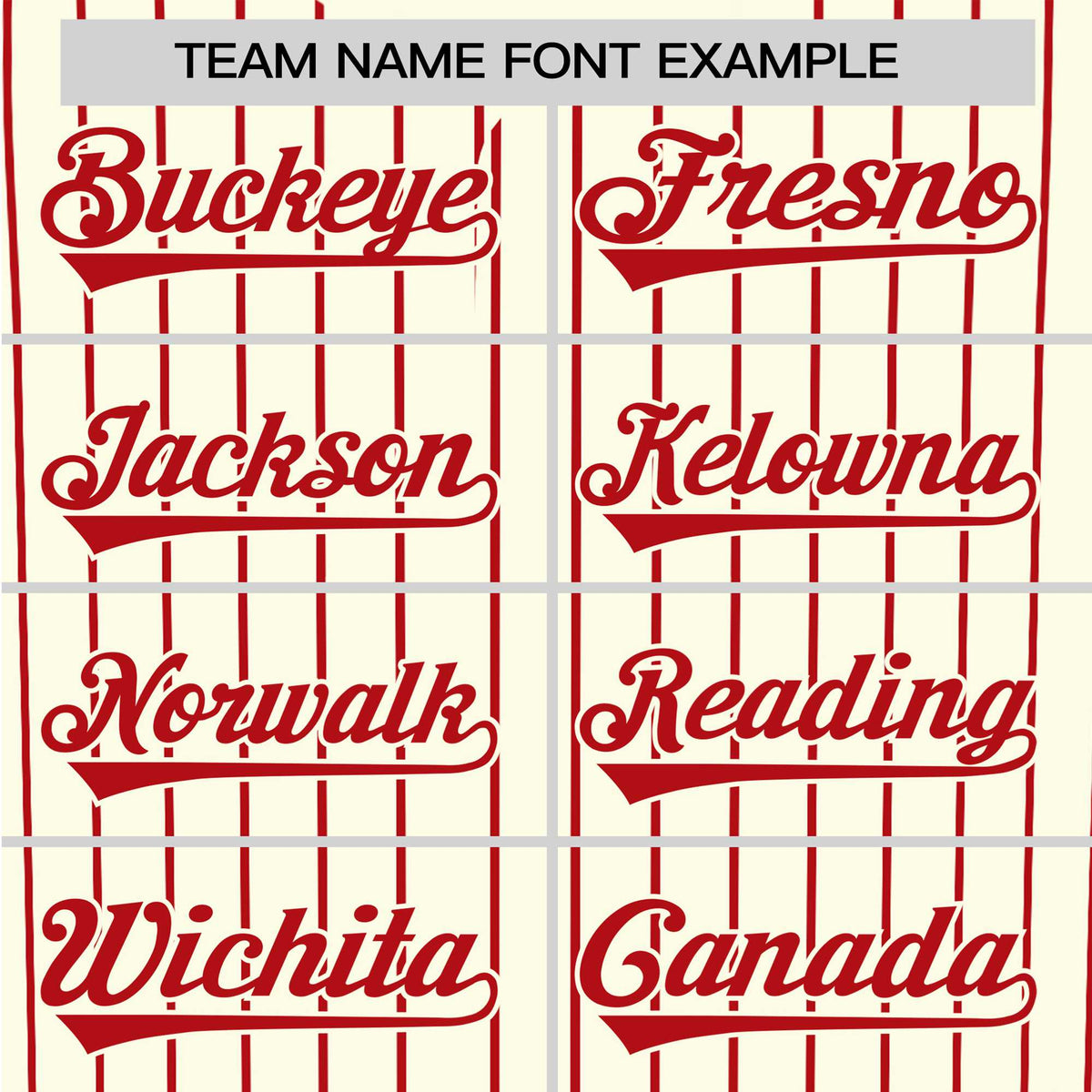 Custom Cream Red Pinstripe Red-White Authentic Baseball Jersey