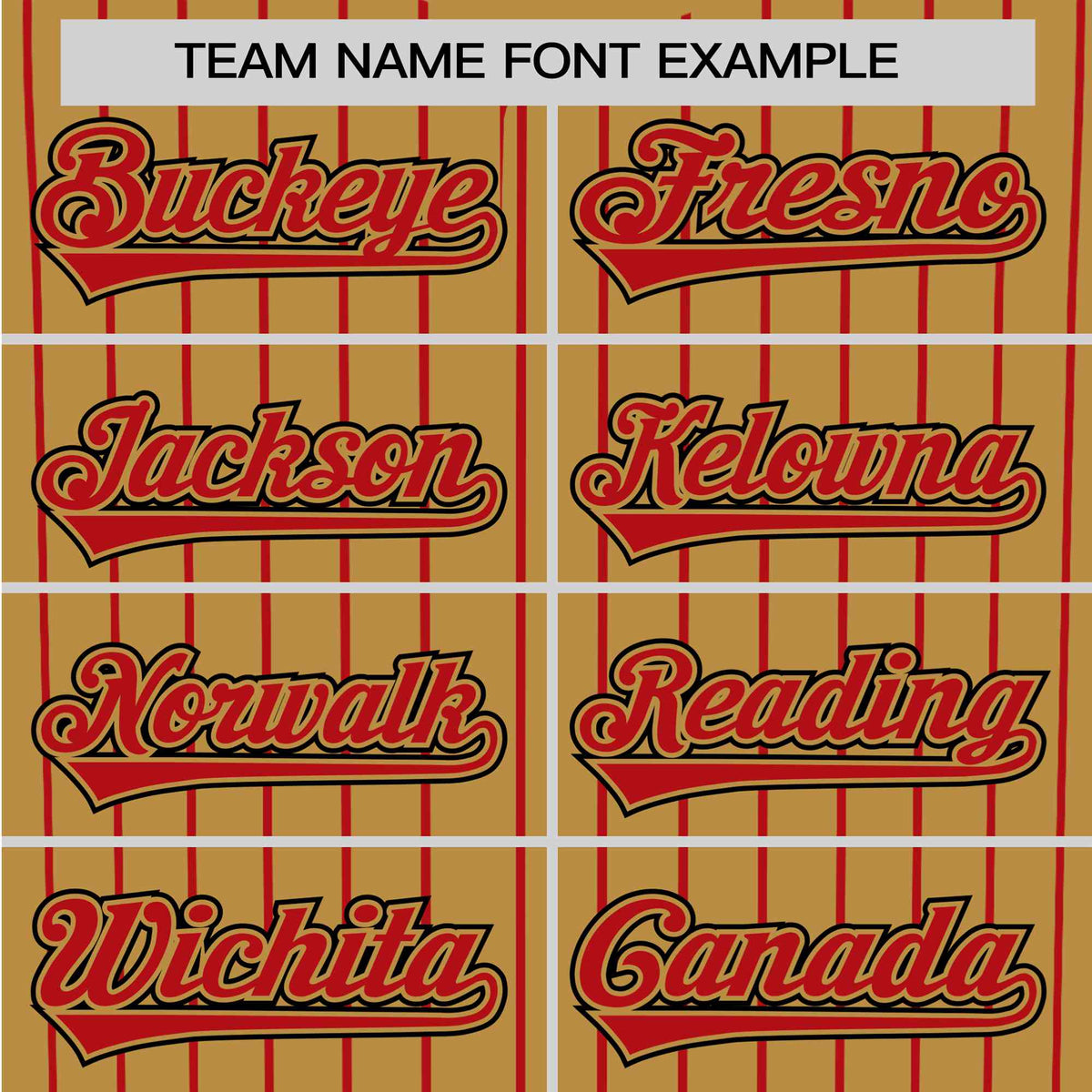 Custom Brwon Red Pinstripe Red-Black Authentic Baseball Jersey