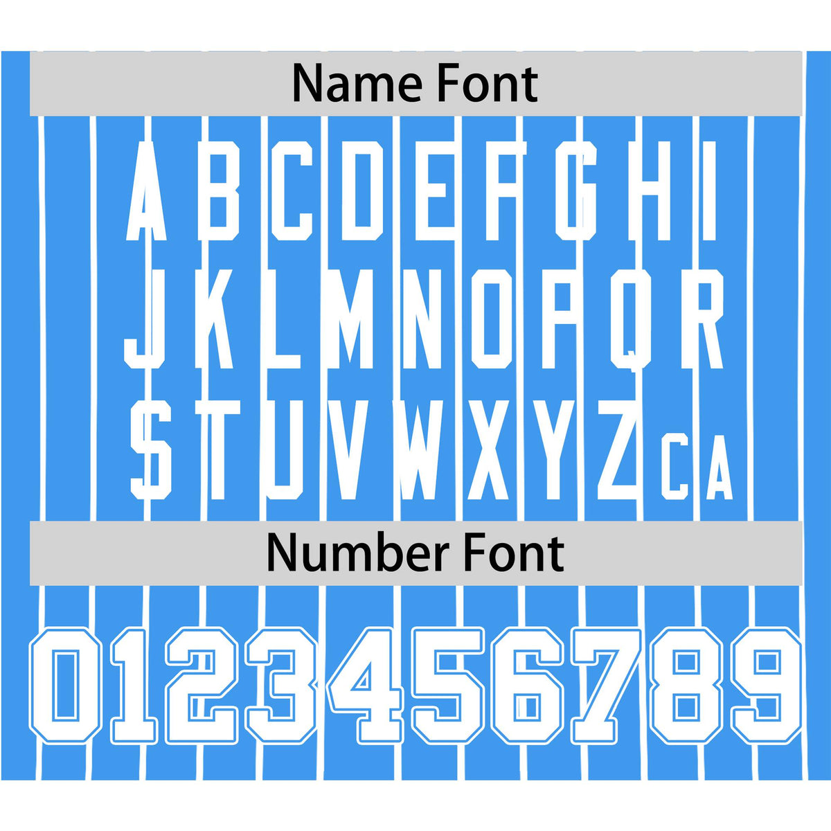 Custom Sky Blue White Pinstripe White Sky-Blue Authentic Baseball Jersey