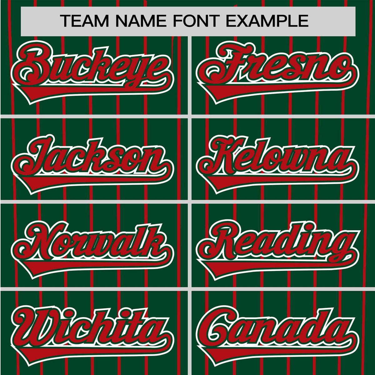 Custom Midnight Green Red Pinstripe Red-White Authentic Baseball Jersey