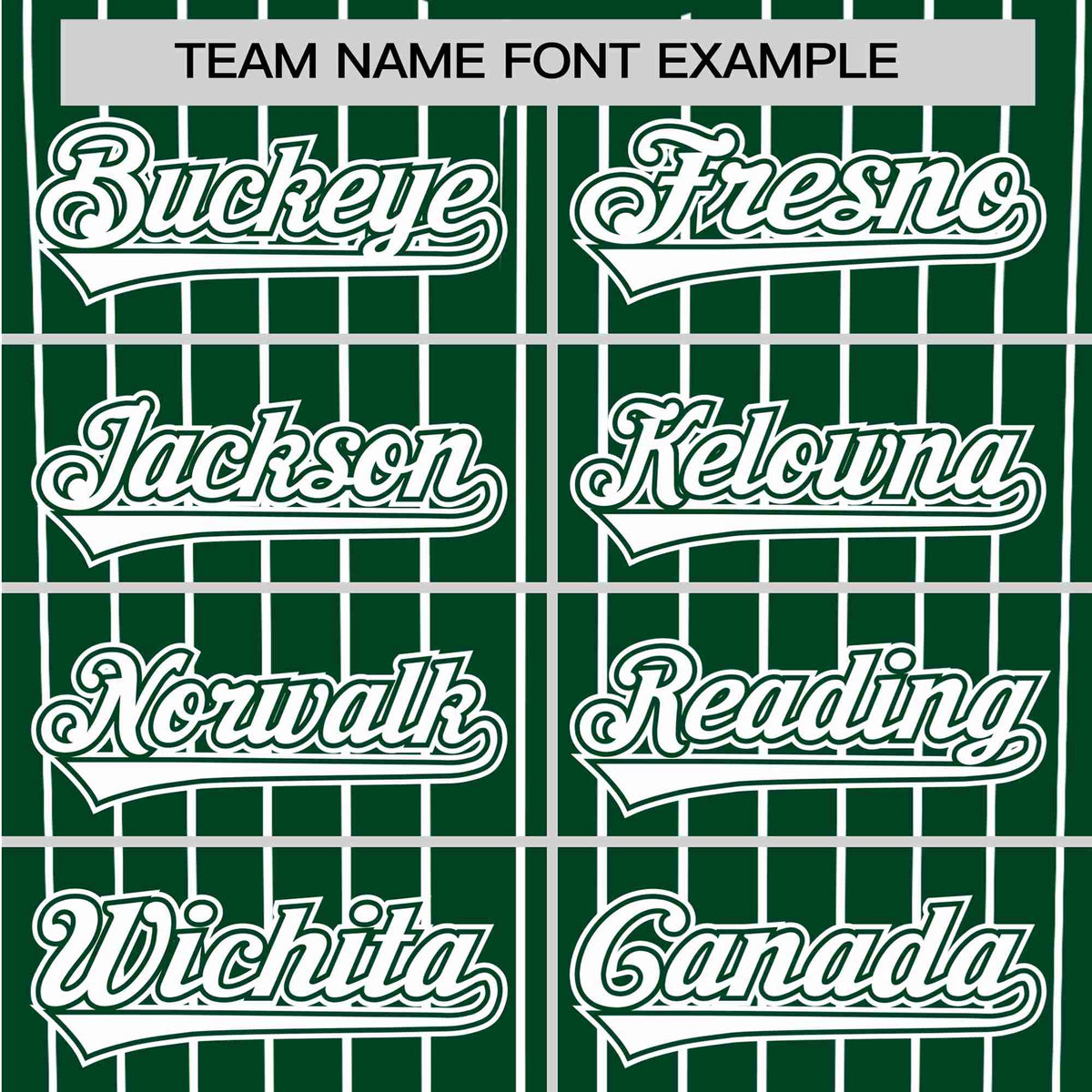 Custom Midnight Green White Pinstripe White Midnight-Green Authentic Baseball Jersey