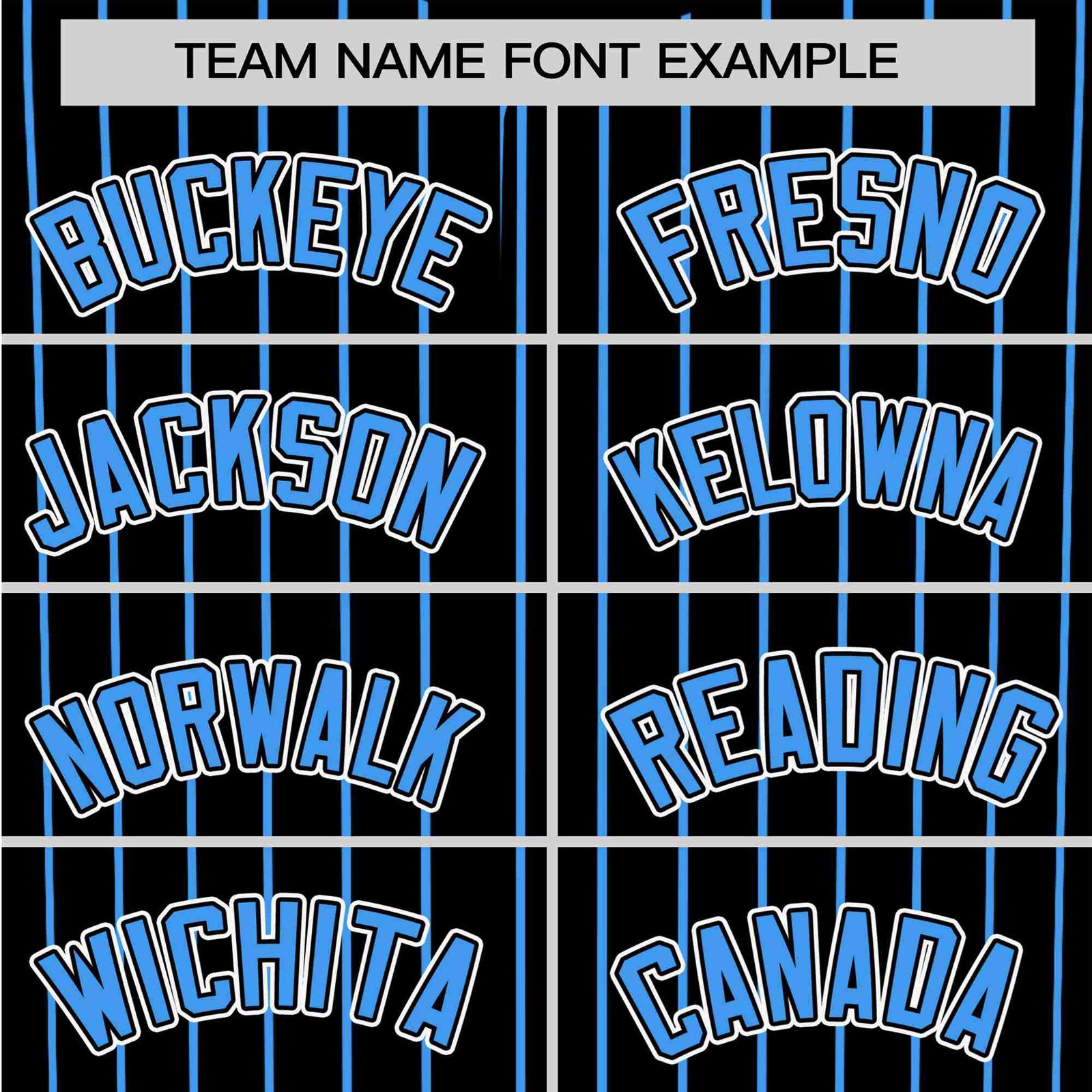 Custom Black Blue Pinstripe Blue-White Authentic Baseball Jersey